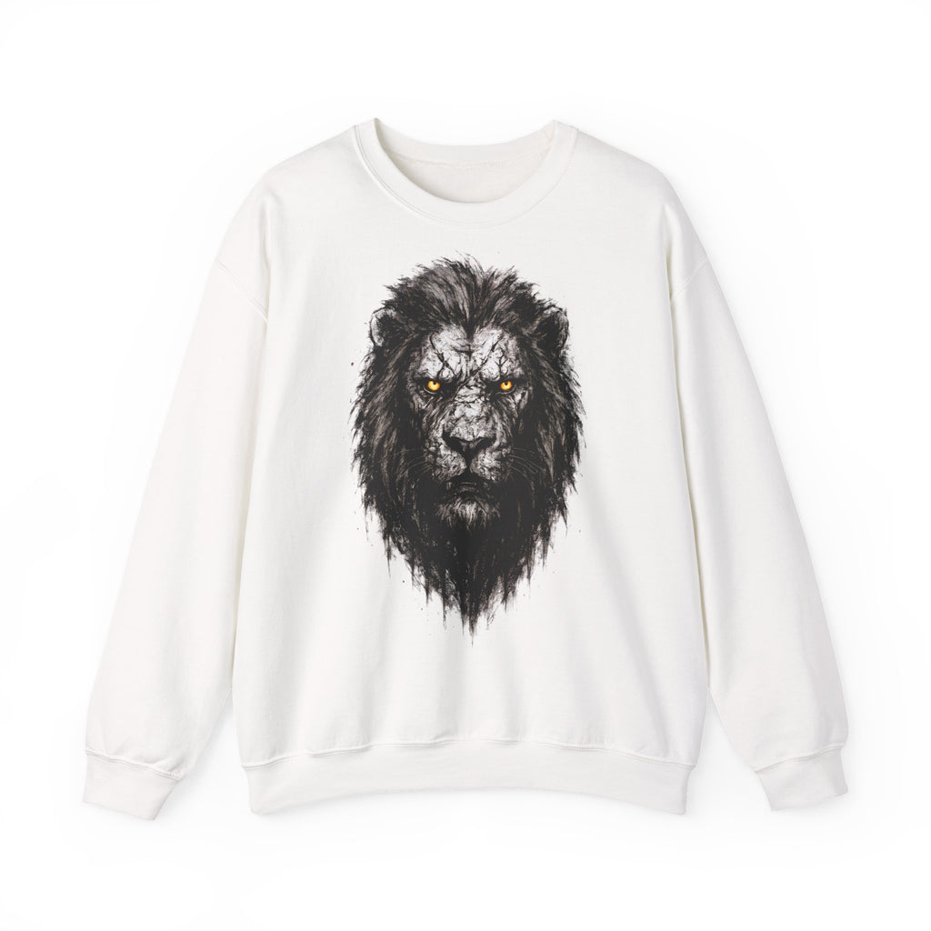 Löwe: Animals-Collection, Frontprint, Unisex Sweatshirt, Majestic Lion