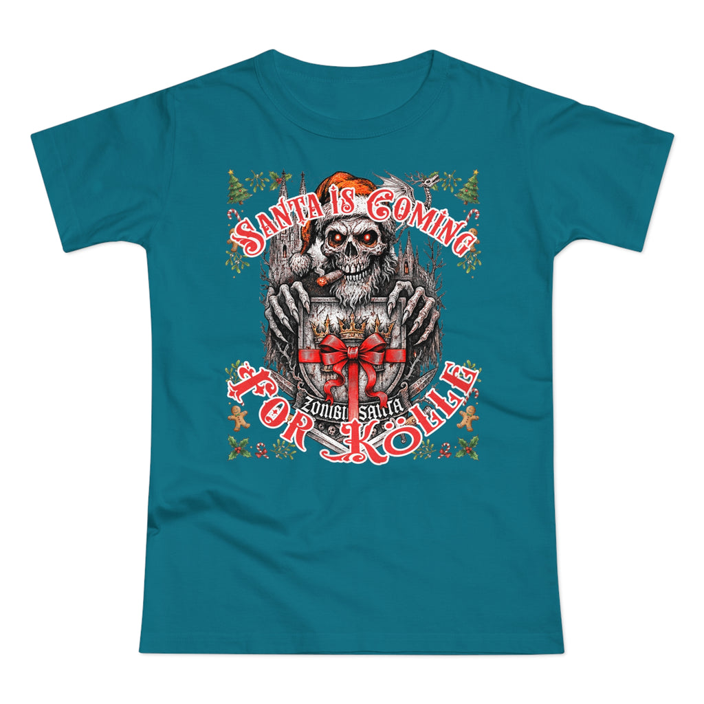 Santa Is Coming 4 Kölle: Frontprint, Womens' T-Shirt