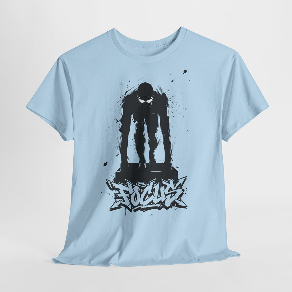 Schwimmen - FOCUS : Frontprint, Unisex T-Shirt