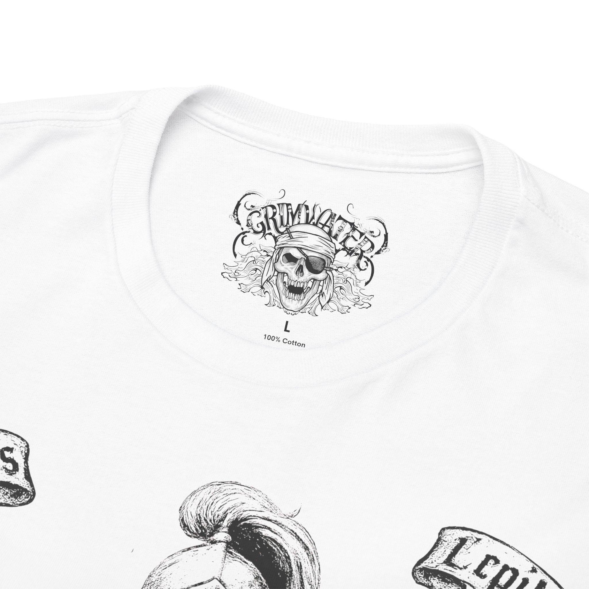 Zwilling: Frontprint, Unisex T-Shirt **Grimwater-Edition** Sternzeichen Astrologie (Gemini)