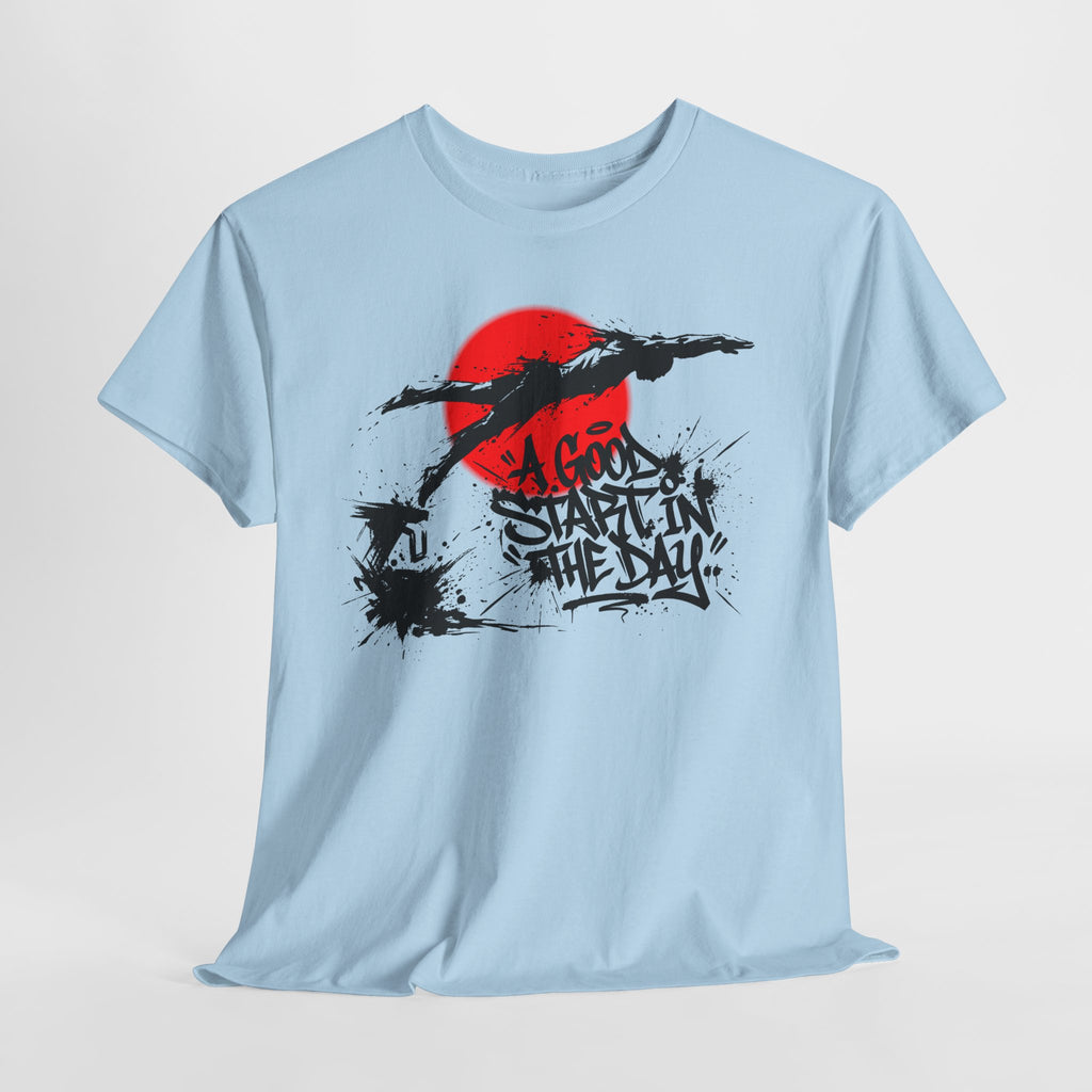 Schwimmen - A GOOD START : Frontprint, Unisex T-Shirt