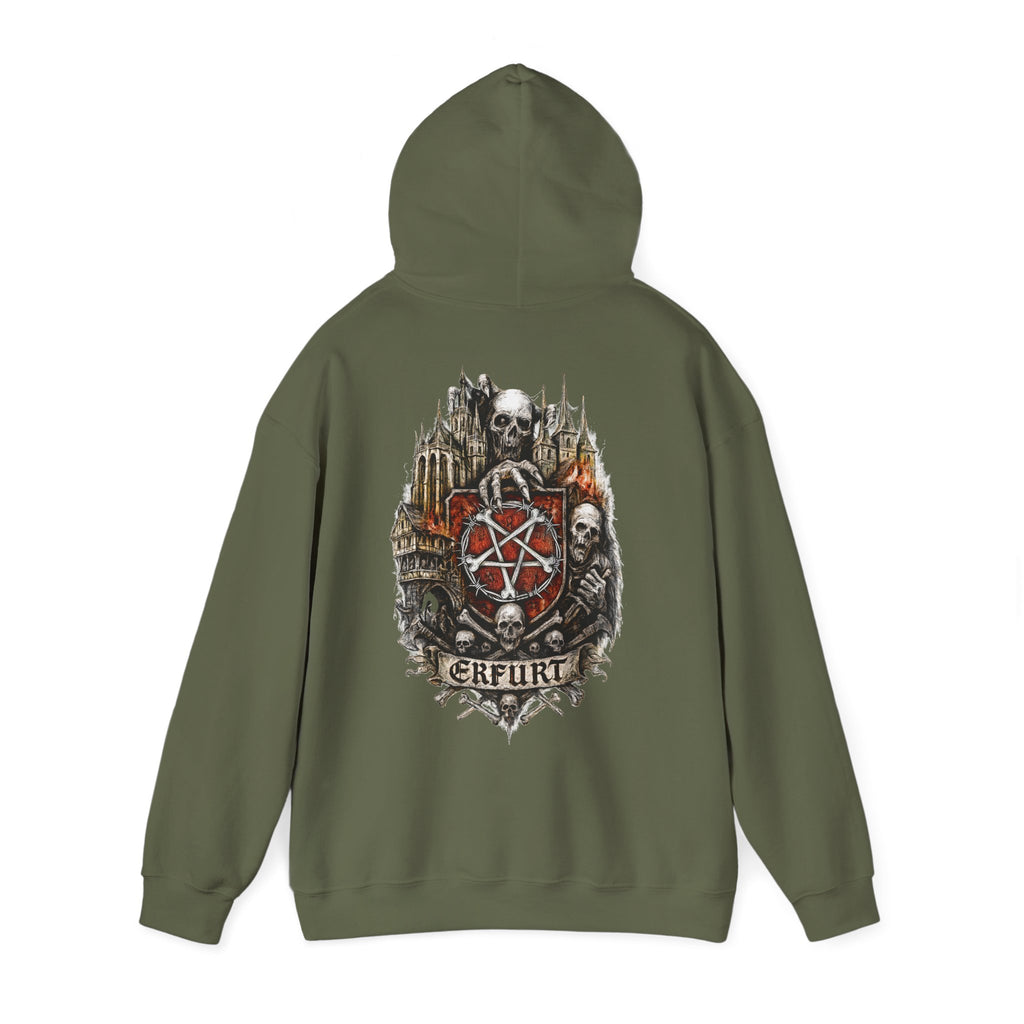 Erfurt: Front-/Backprint, Unisex Hoodie **Grimwater-Edition**
