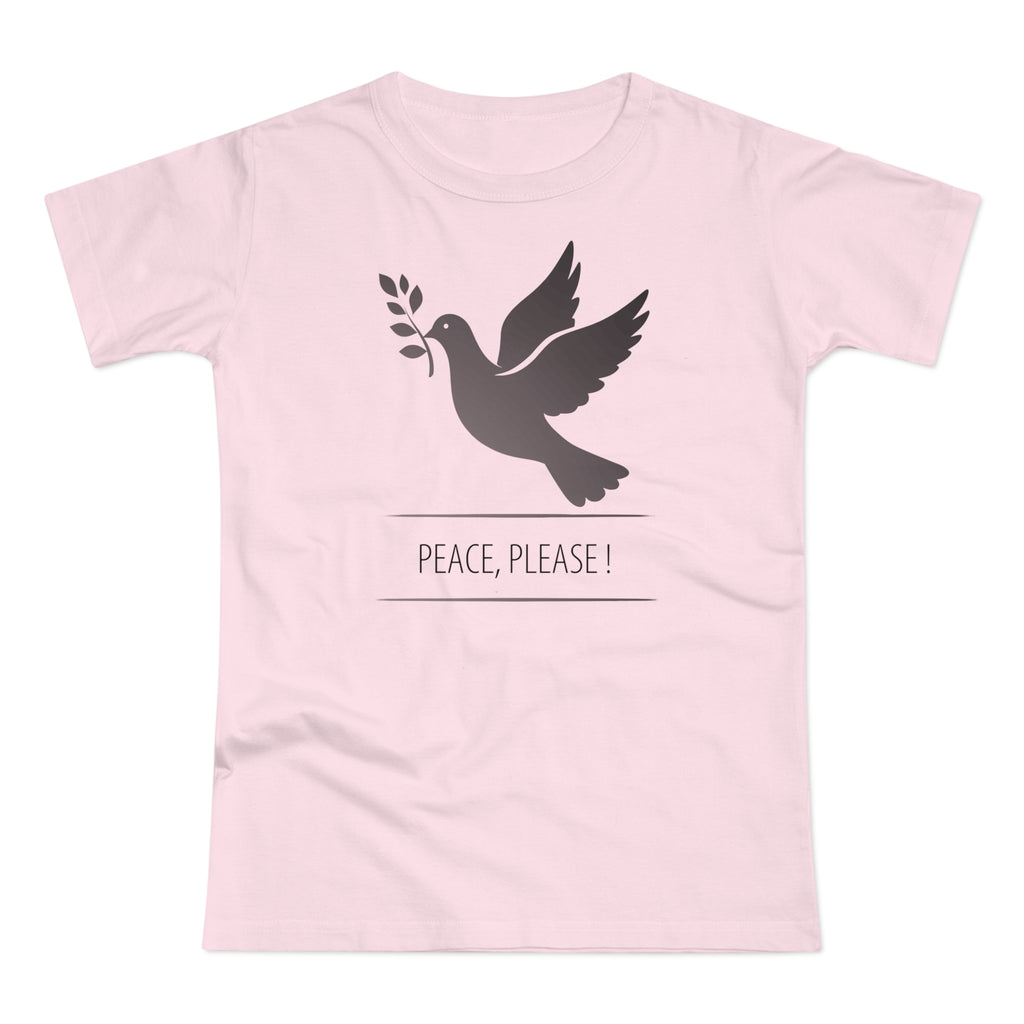 Peaceful Dove, Frontprint, Women's T-Shirt - Casual Wear, Gift for Friends, Inspirational Tee, Mindfulness, Peace Activism