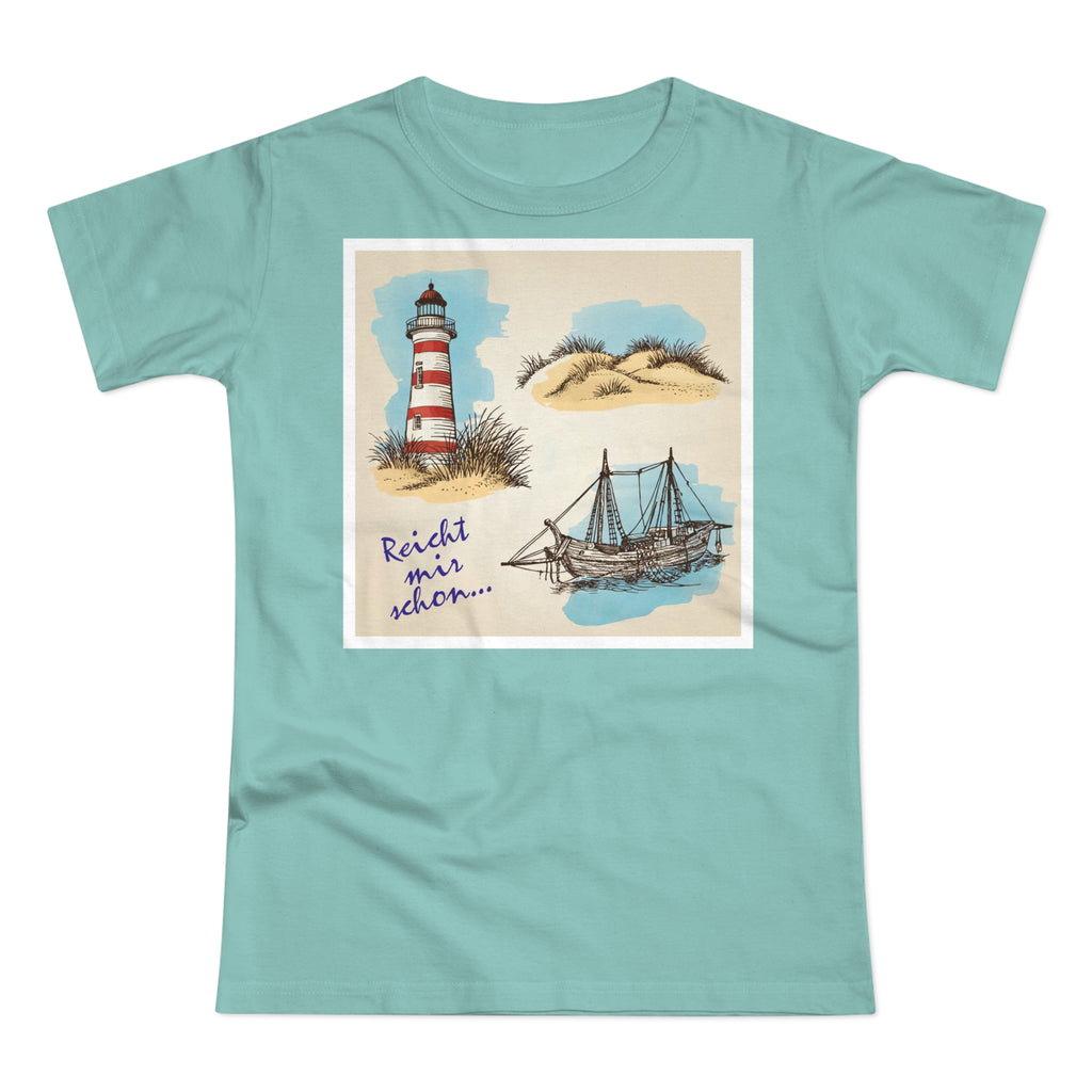 Lighthouse Bliss. Frontprint, Women's T-Shirt, Nautical Tee, Summer Fashion, Beach Vibe, Gift for Ocean Lovers