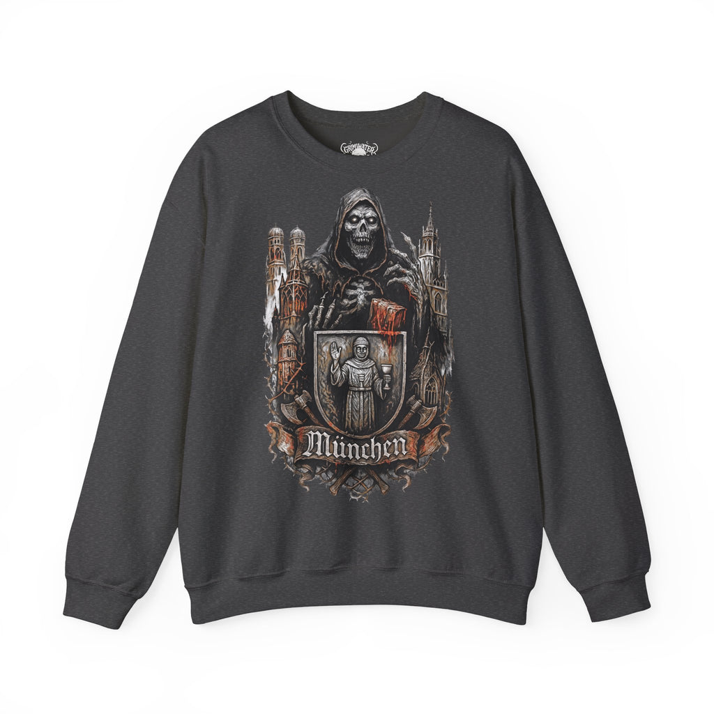 München: Frontprint, Unisex Sweatshirt **Grimwater-Edition** Munich