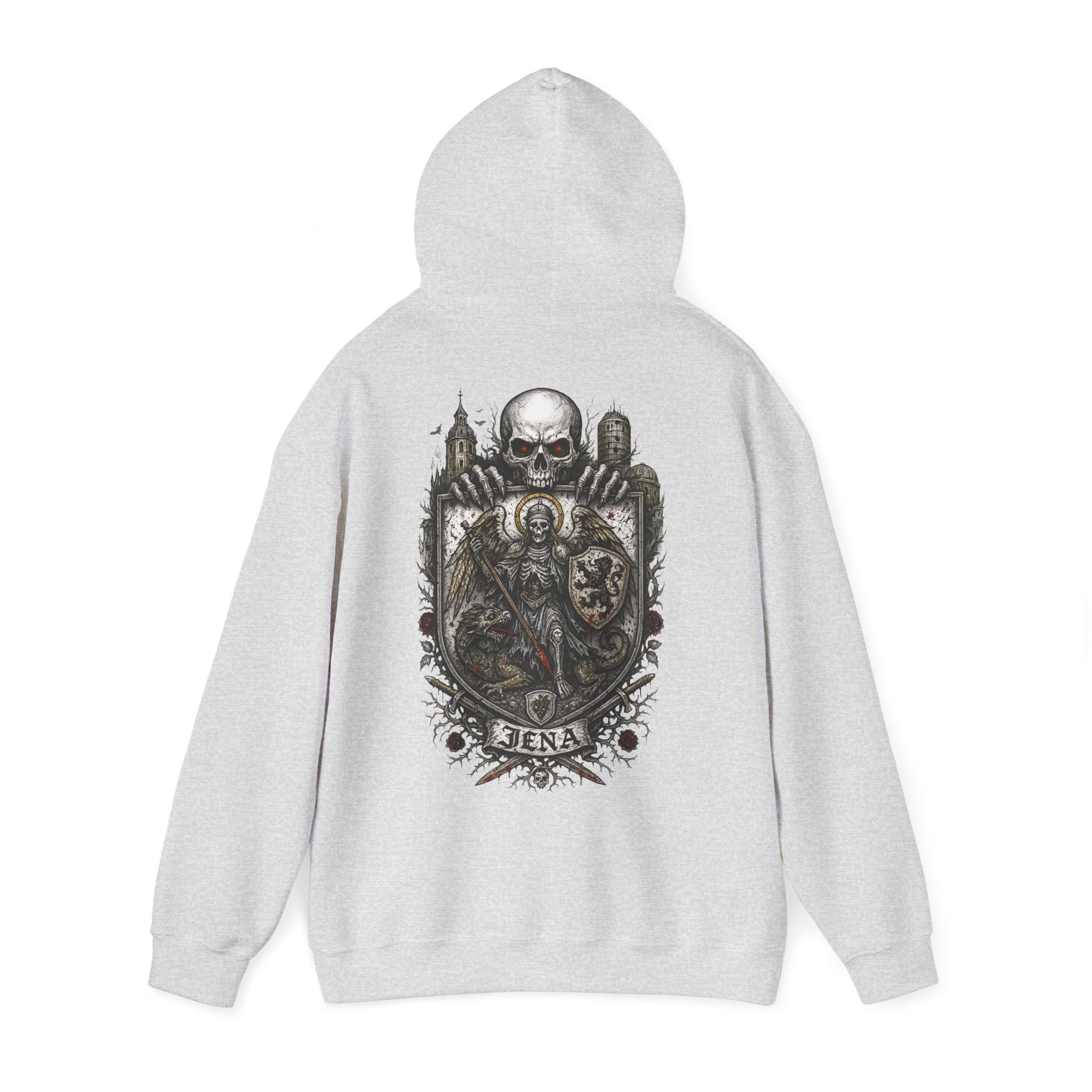 Jena: Front-/Backprint, Unisex Hoodie **Grimwater-Edition**