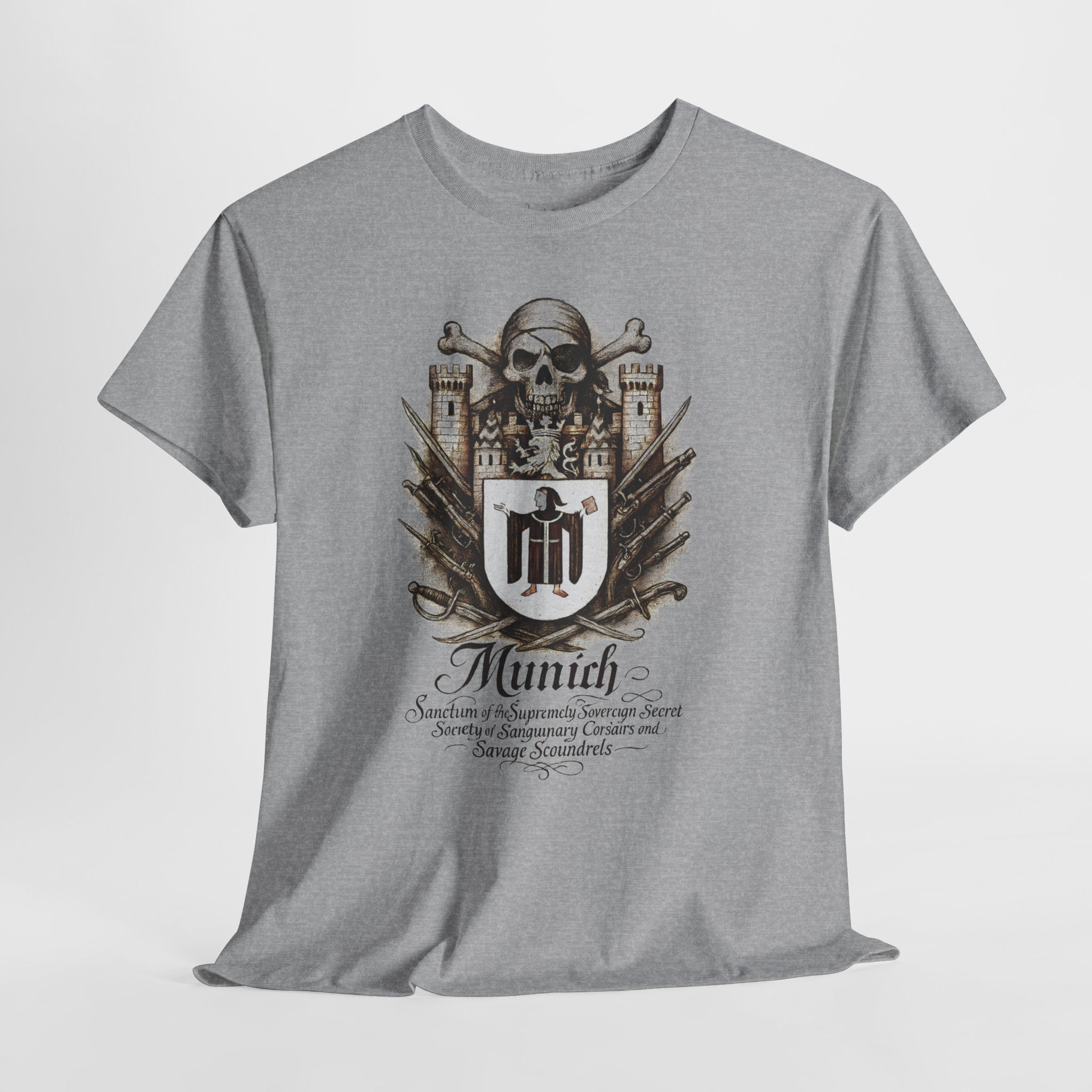 München: Frontprint, Unisex T-Shirt **Grimwater-Edition** (Munich)