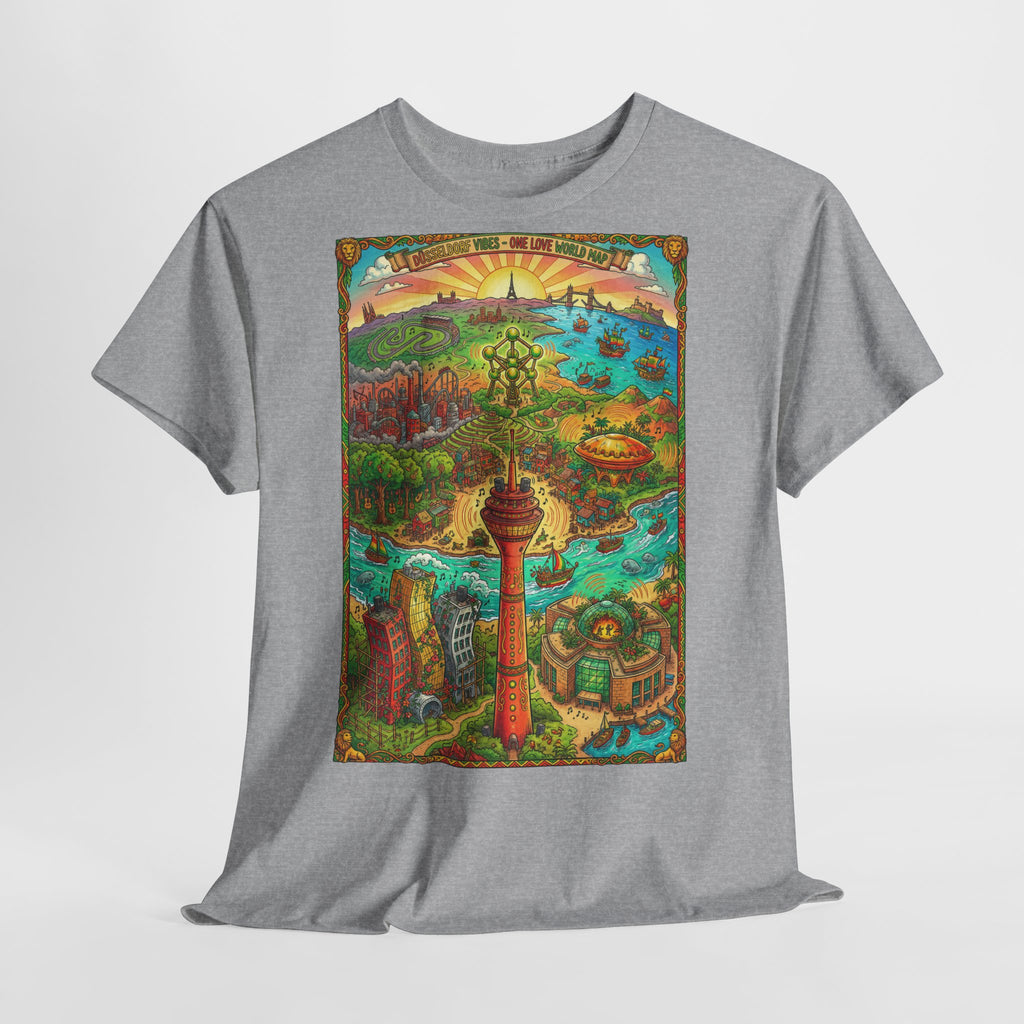 Düsseldorf Reggae Edition: Frontprint, Unisex T-Shirt