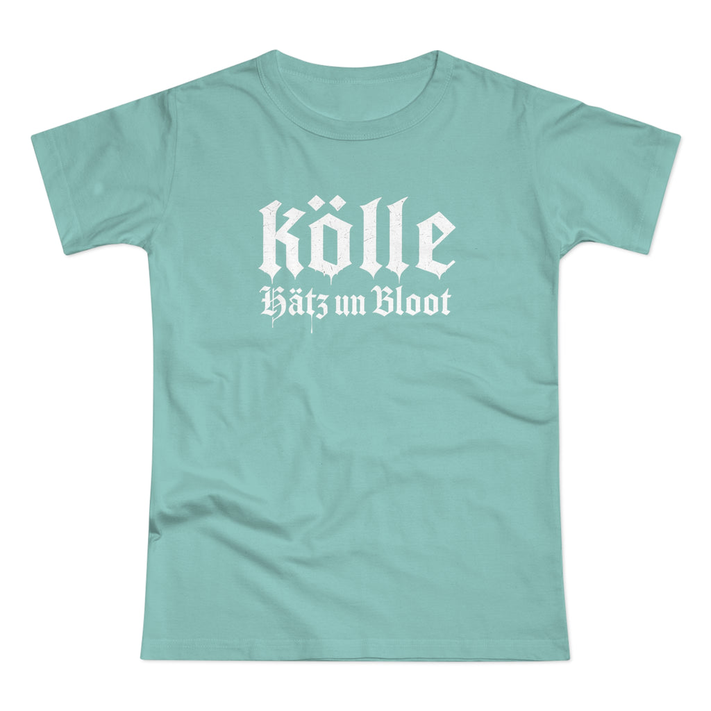 Köln - Hätz un Bloot: Front-/Backprint, Women's T-shirt **Grimwater-Design**