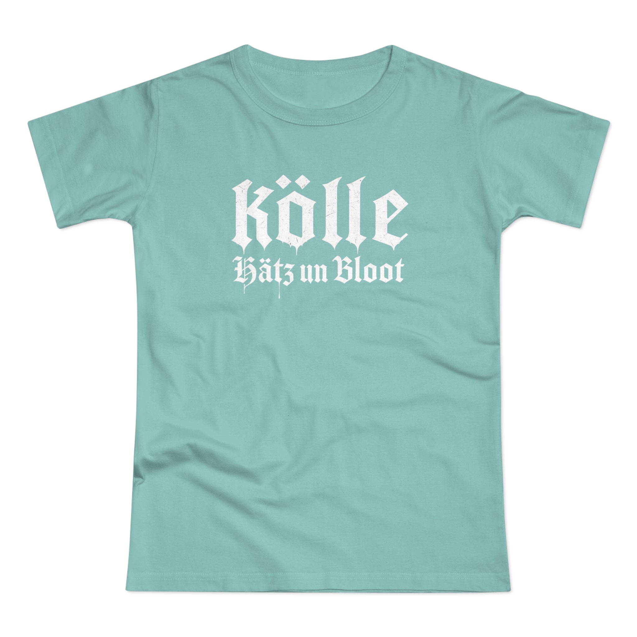 Köln - Hätz un Bloot: Front-/Backprint, Women's T-shirt **Grimwater-Design**