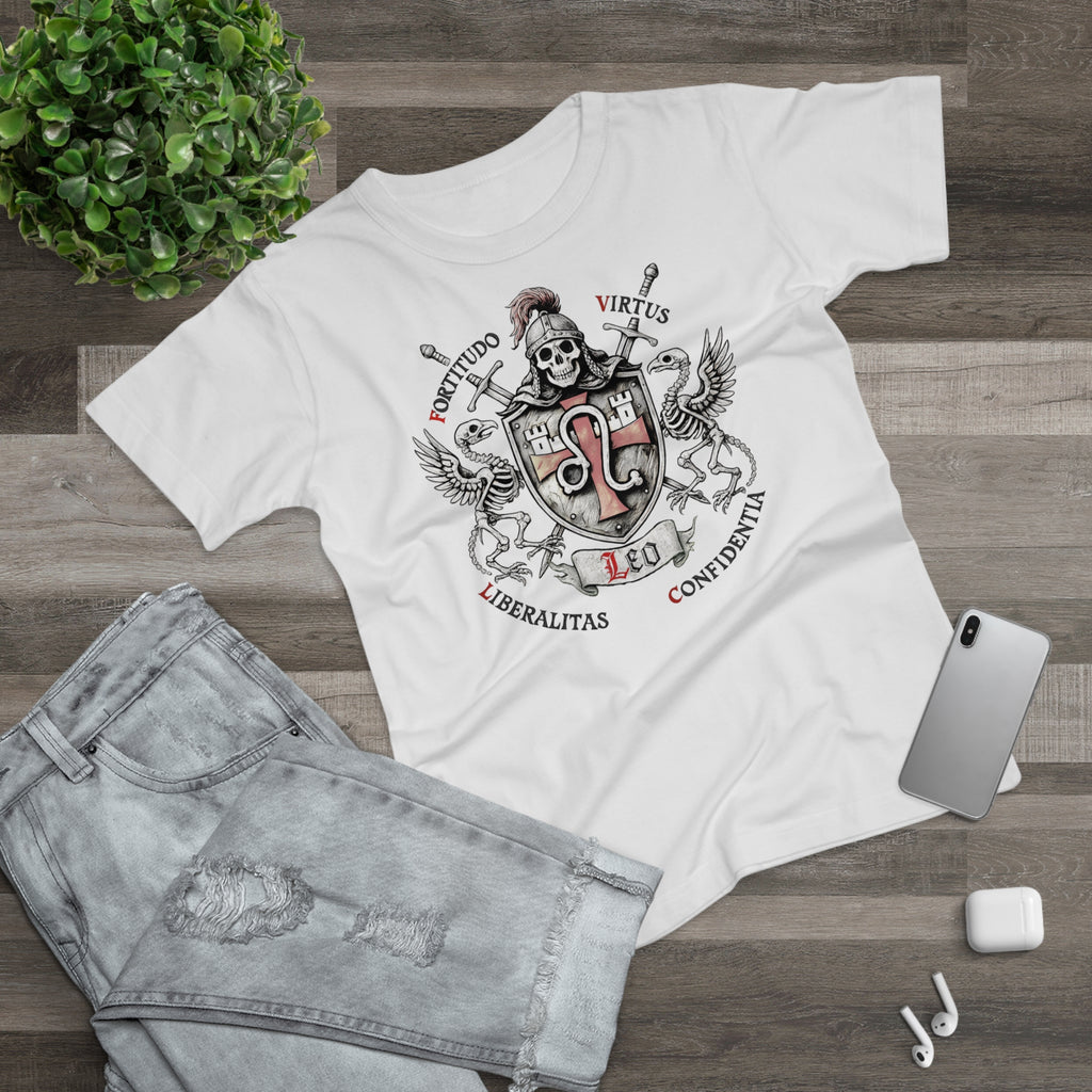 Löwe: Frontprint, Womens' T-Shirt **Grimwater Edition** Sternzeichen Astrologie (Leo)