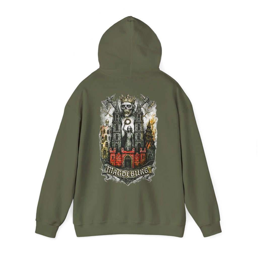 Magdeburg: Front-/Backprint, Unisex Hoodie **Grimwater-Edition**