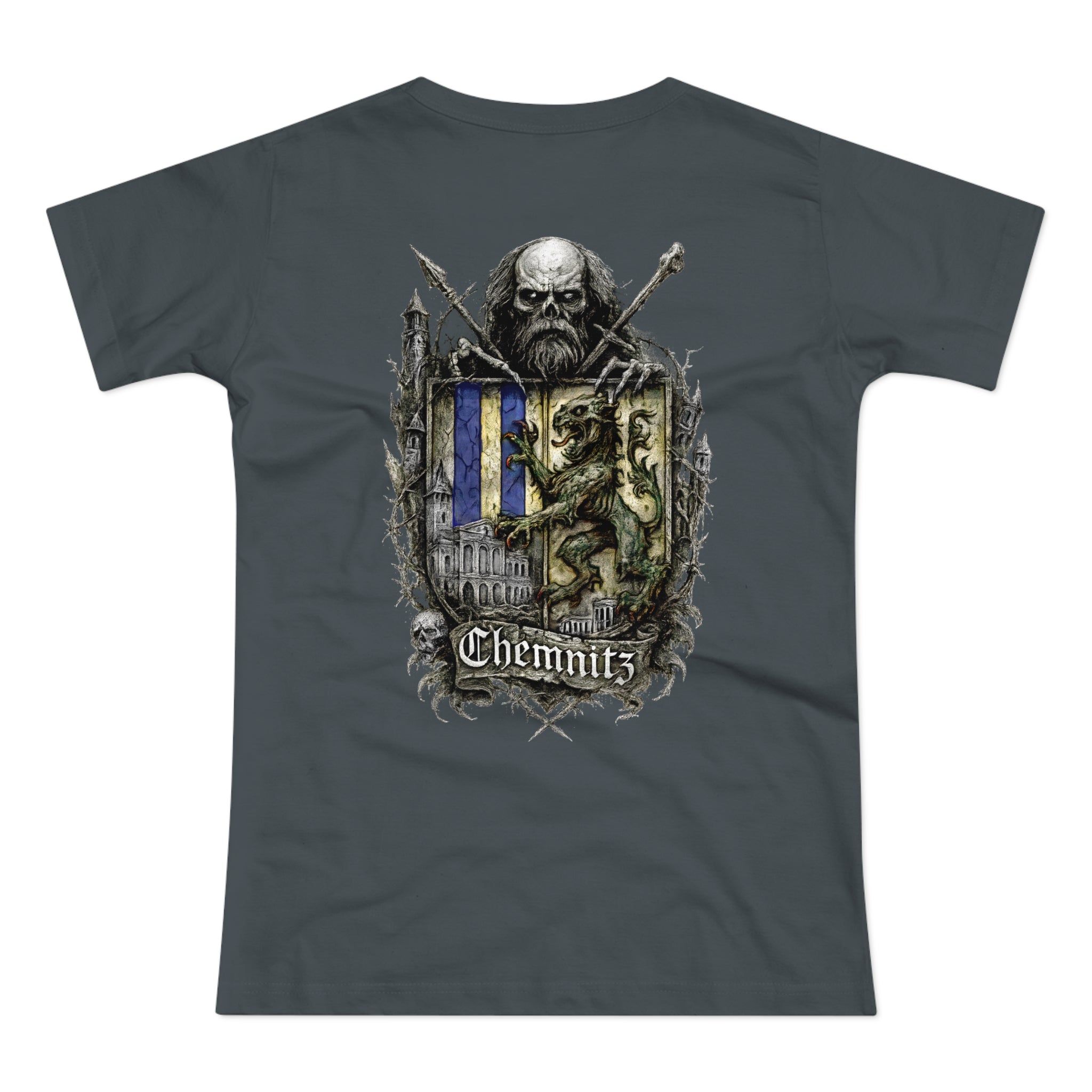 Chemnitz: Front-/Backprint, Womens' T-Shirt **Grimwater-Edition**