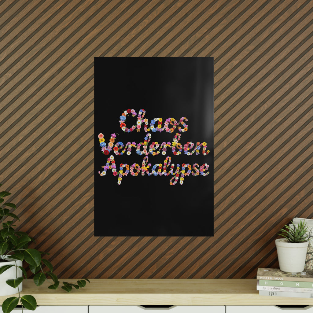 Poster 60 x 90: "Chaos, Verderben, Apokalypse" (Fun-Edition)