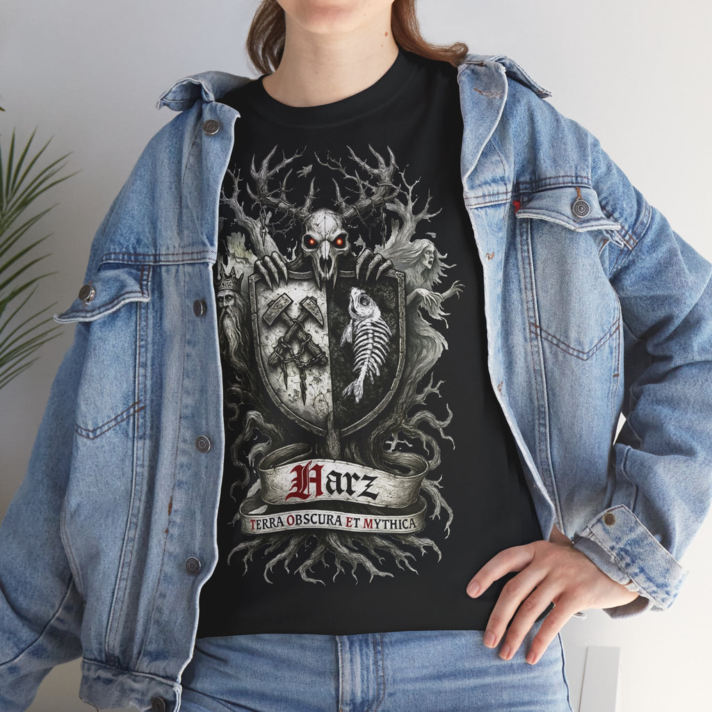 Der Harz: Frontprint, Unisex T-Shirt **Grimwater-Edition** Gesamtharz