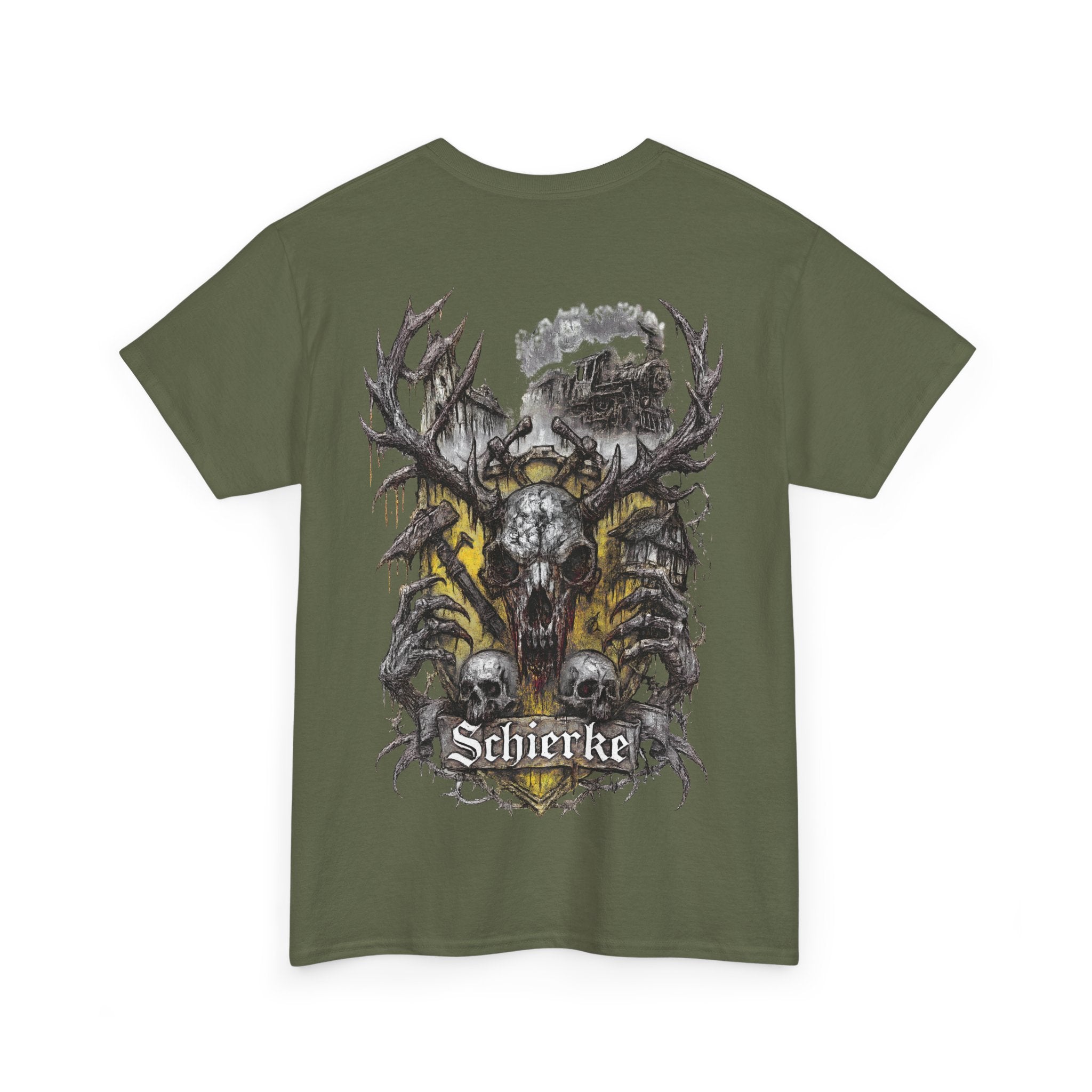 Schierke: Front-/Backprint, Unisex T-Shirt **Grimwater-Edition**