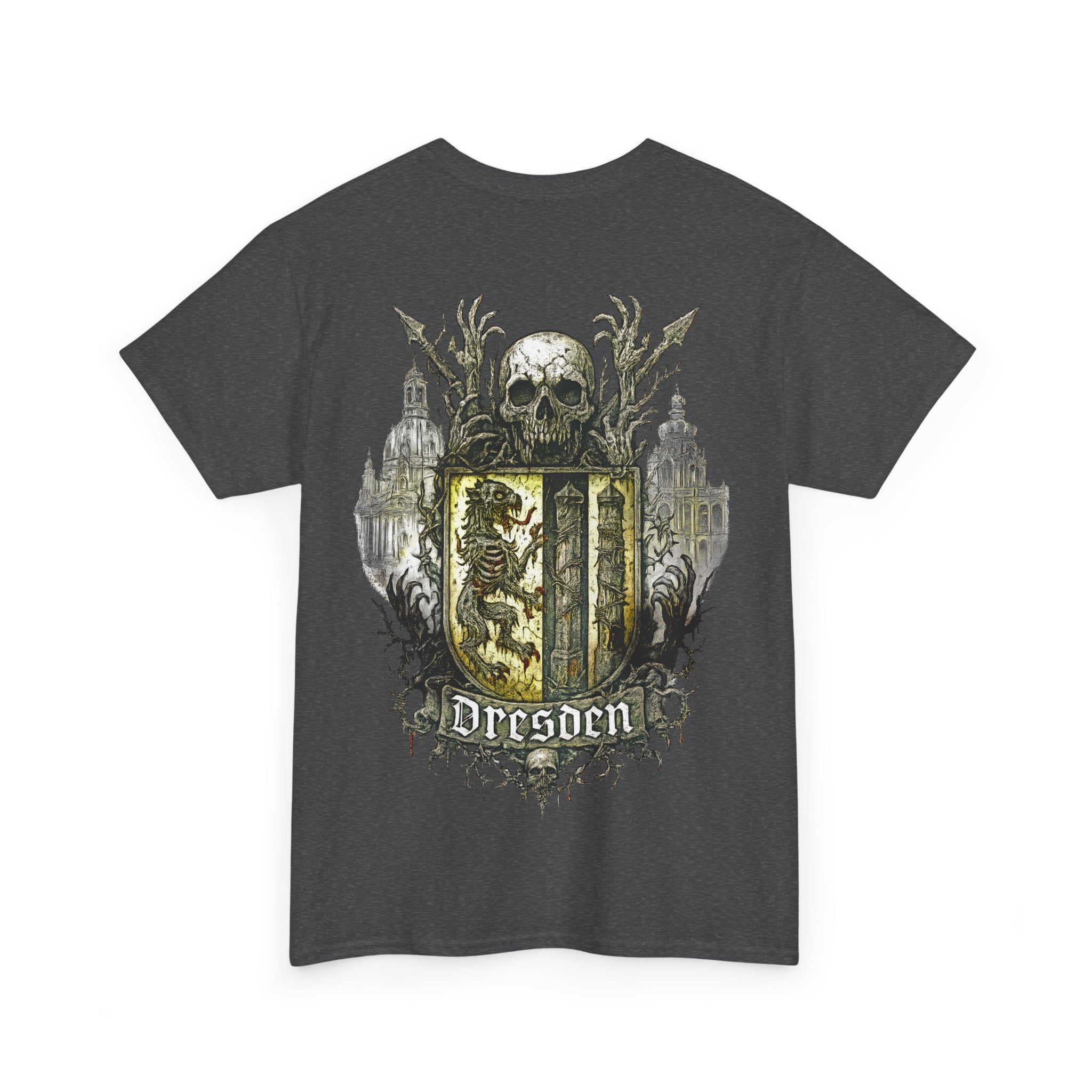 Dresden: Front-/Backprint, Unisex T-Shirt **Grimwater-Edition**