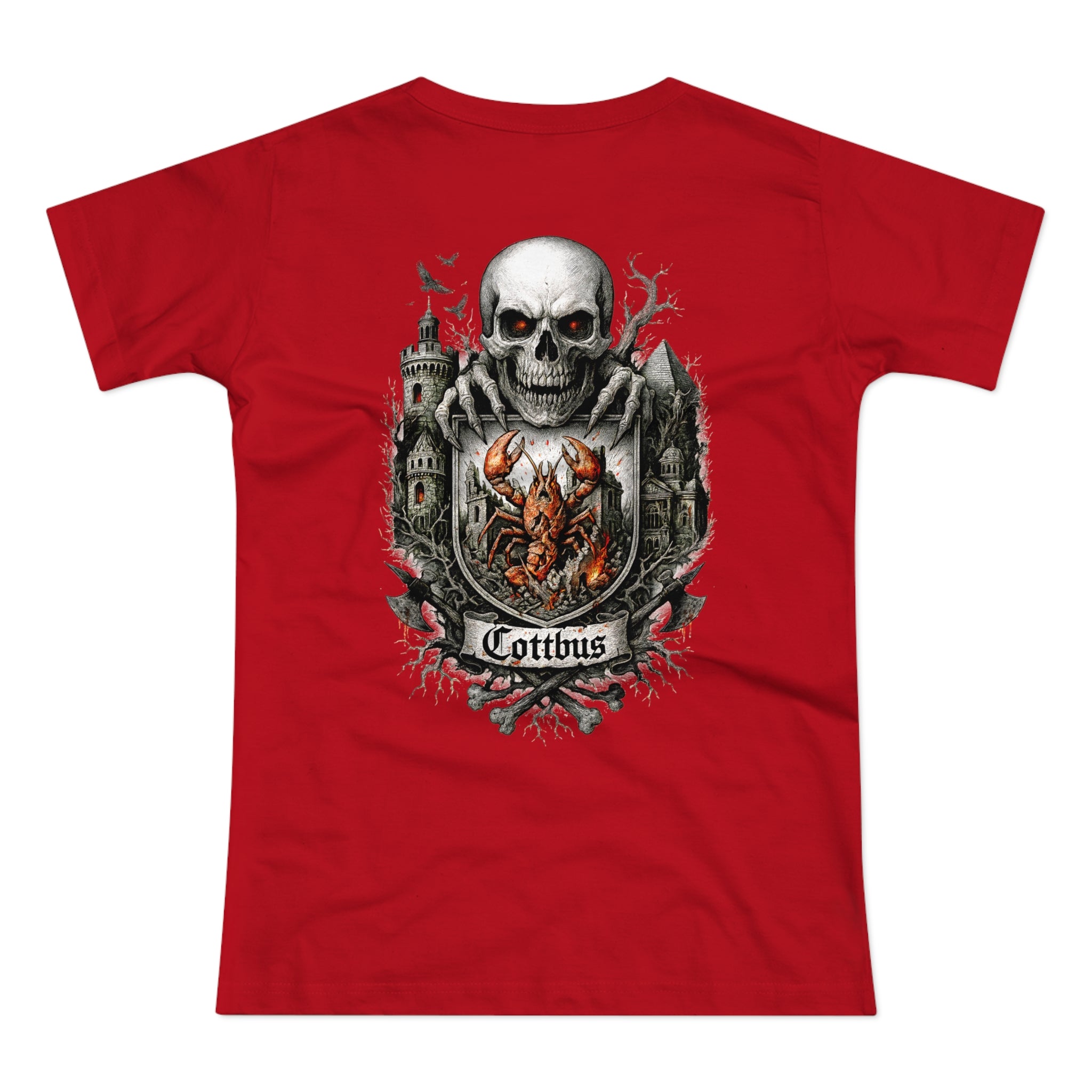 Cottbus: Front-/Backprint, Womens' T-Shirt **Grimwater-Edition**