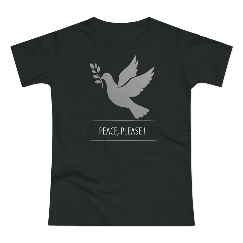 Peaceful Dove, Frontprint, Women's T-Shirt - Casual Wear, Gift for Friends, Inspirational Tee, Mindfulness, Peace Activism