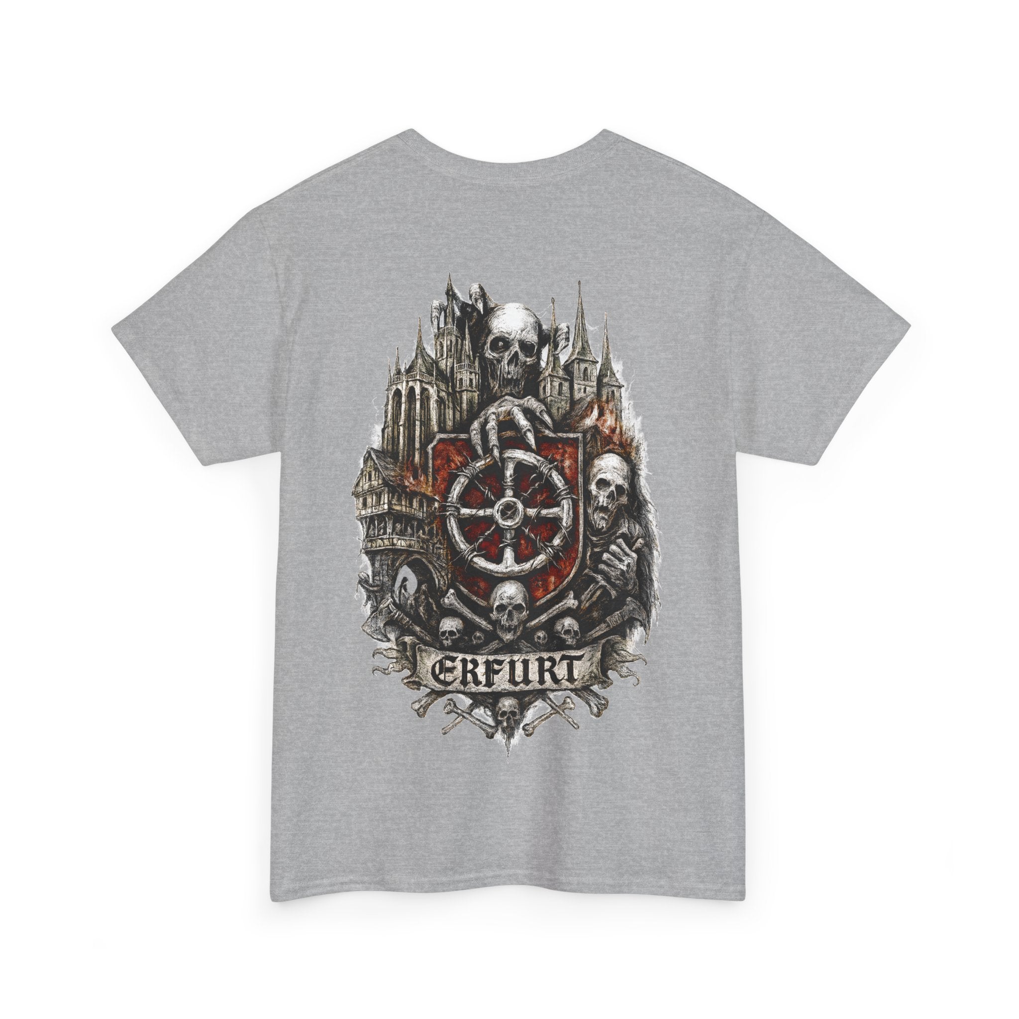 Erfurt: Front-/Backprint, Unisex T-Shirt **Grimwater-Edition**