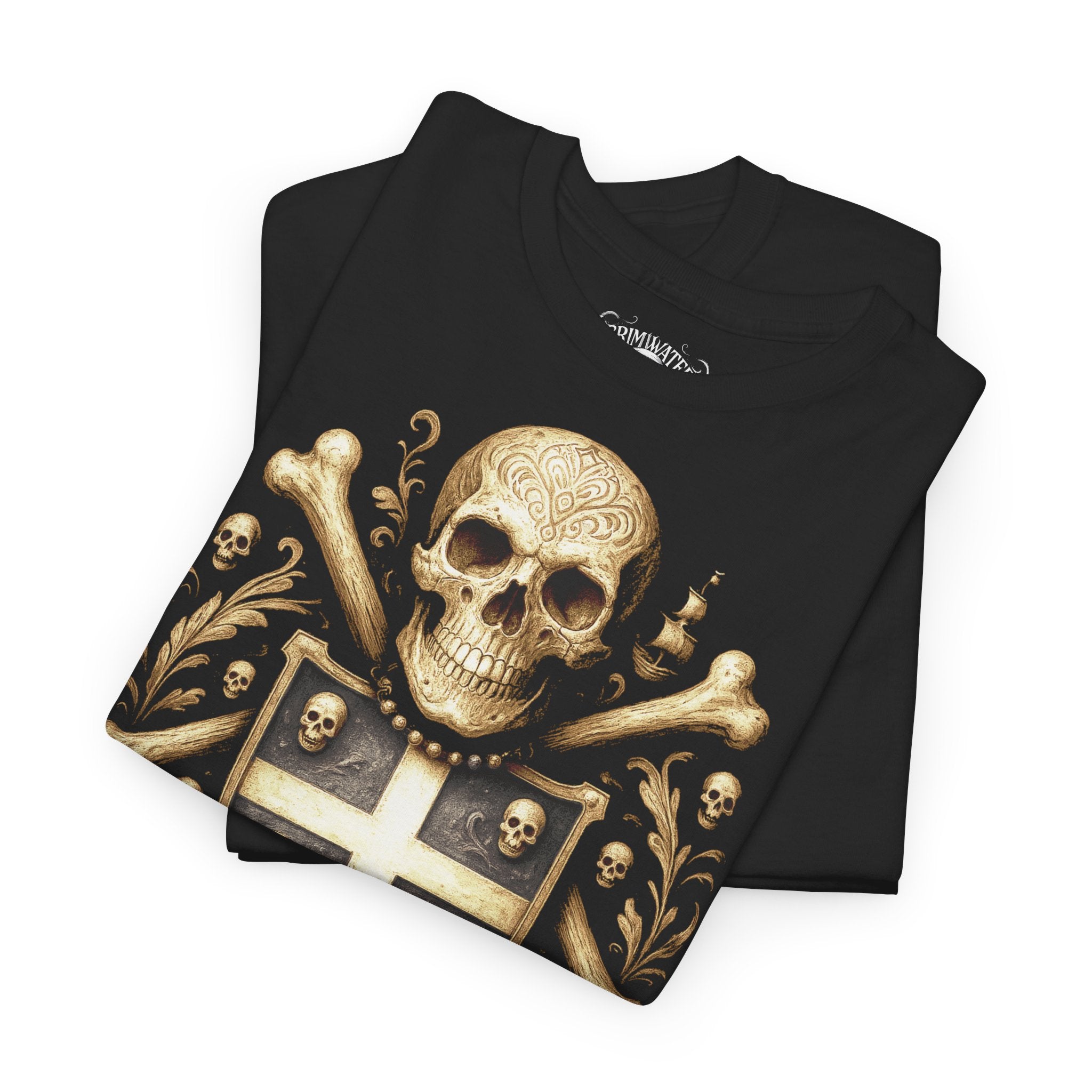 Thassos Island: Frontprint, Unisex T-Shirt **Grimwater-Edition** Pirates of Thasos Island