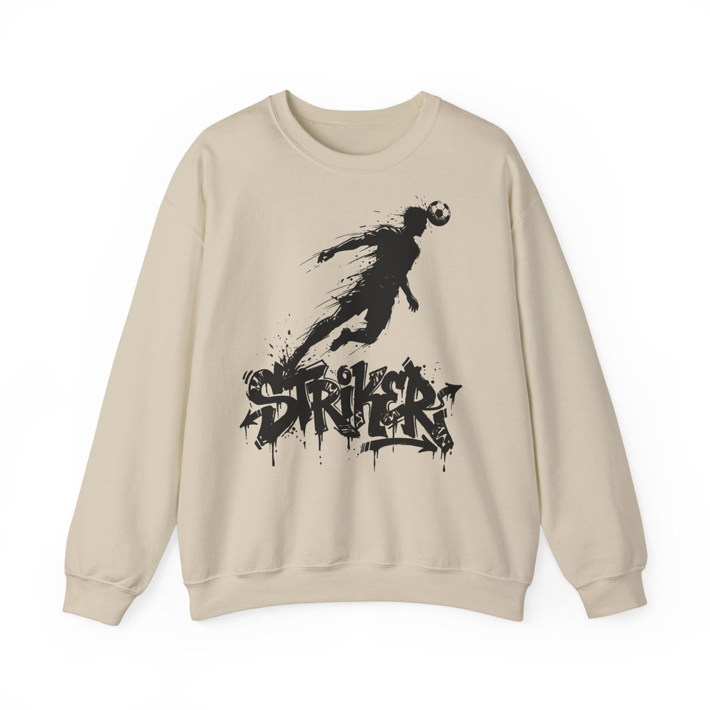 Soccer Striker 01: Frontprint, Unisex Sweatshirt