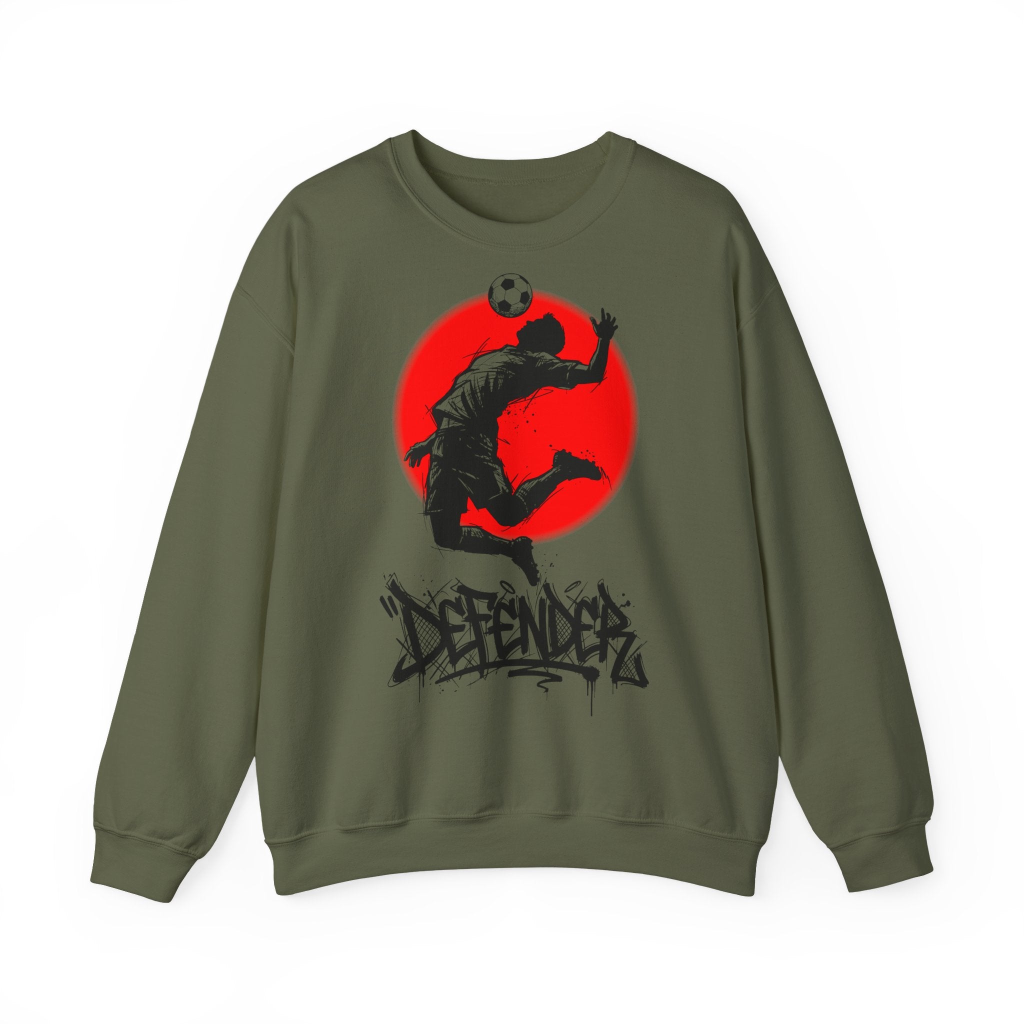 Soccer Defender 09: Frontprint, Unisex Sweatshirt