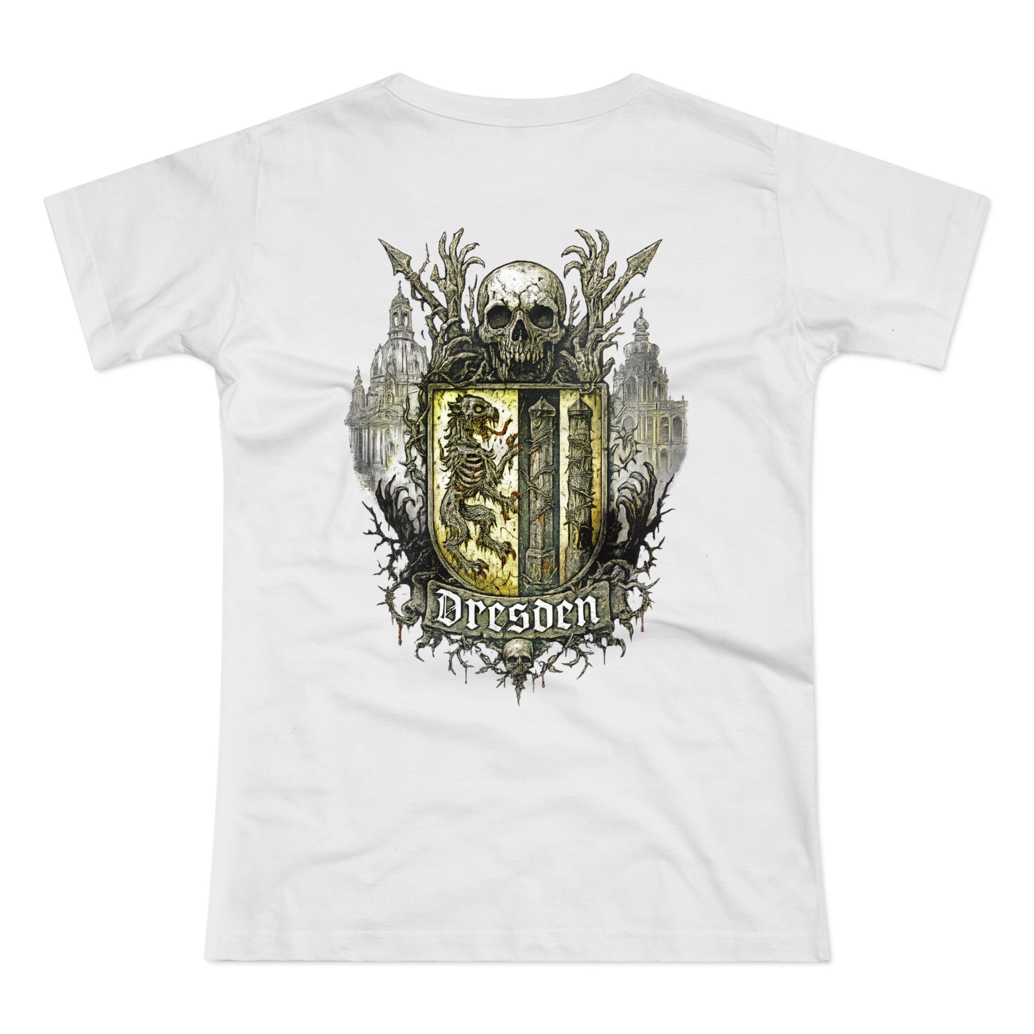 Dresden: Front-/Backprint, Womens' T-Shirt **Grimwater-Edition**