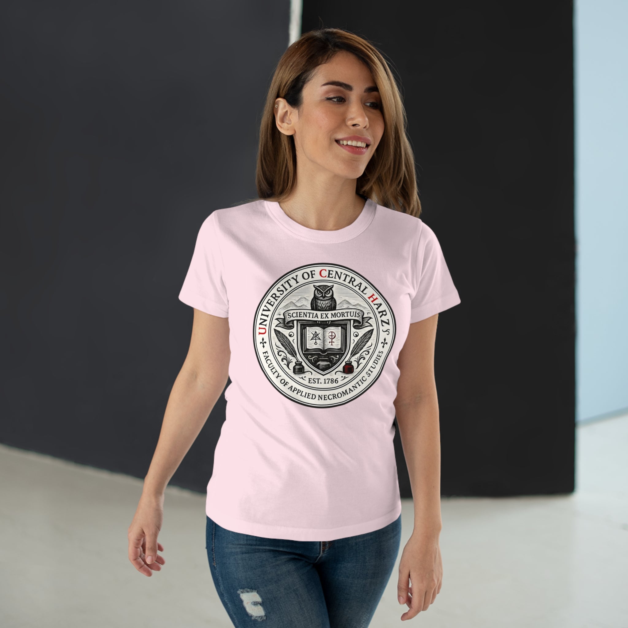 University of Central Hartz: Frontprint, Womens' T-Shirt **Grimwater-Edition**