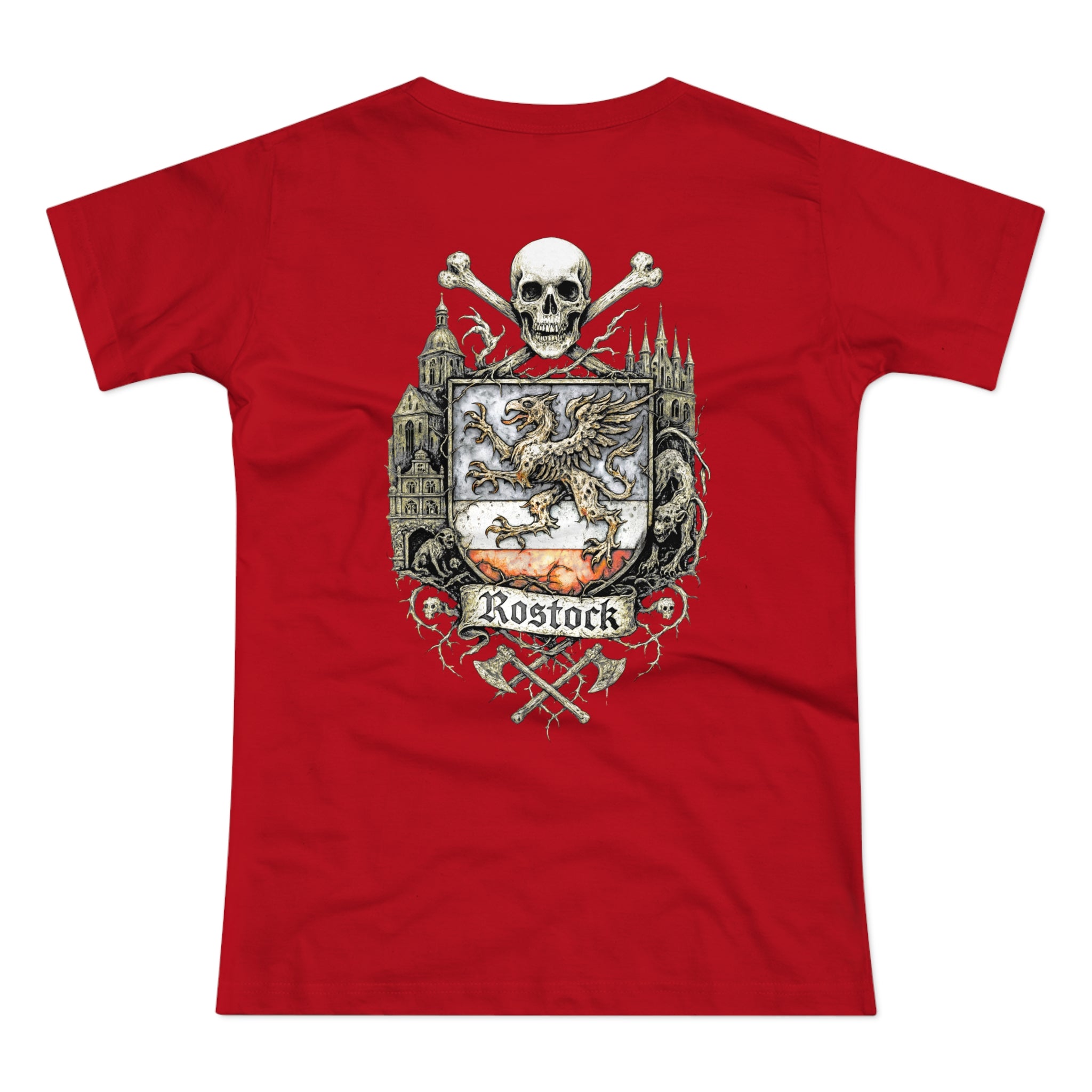 Rostock: Front-/Backprint, Womens' T-Shirt **Grimwater-Edition**