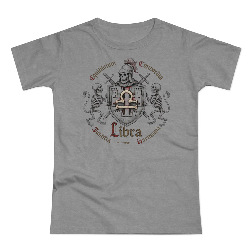 Waage: Frontprint, Womens' T-Shirt **Grimwater Edition** Sternzeichen Astrologie (Libra)