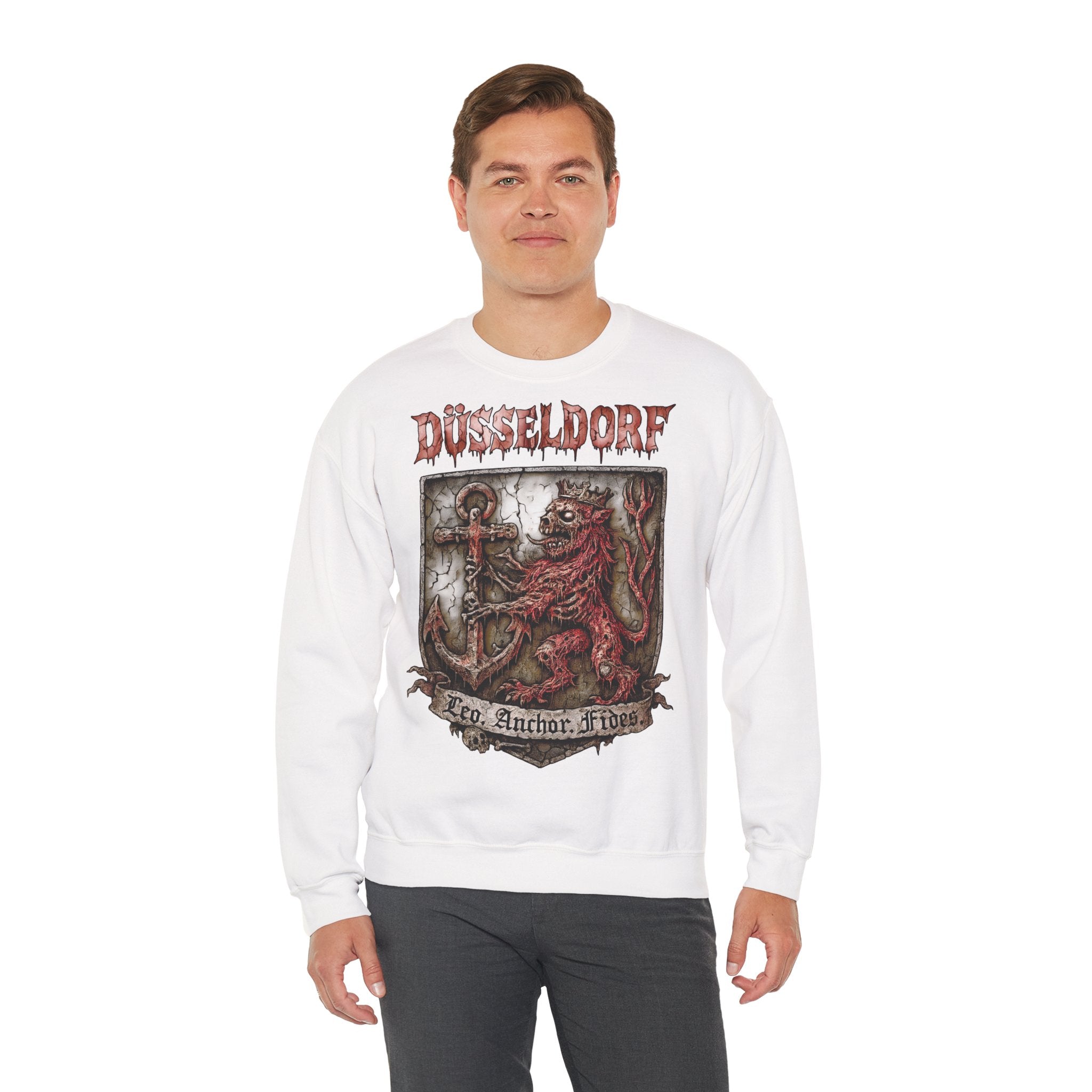 Düsseldorf: Frontprint Unisex Sweatshirt **Grimwater-Edition**