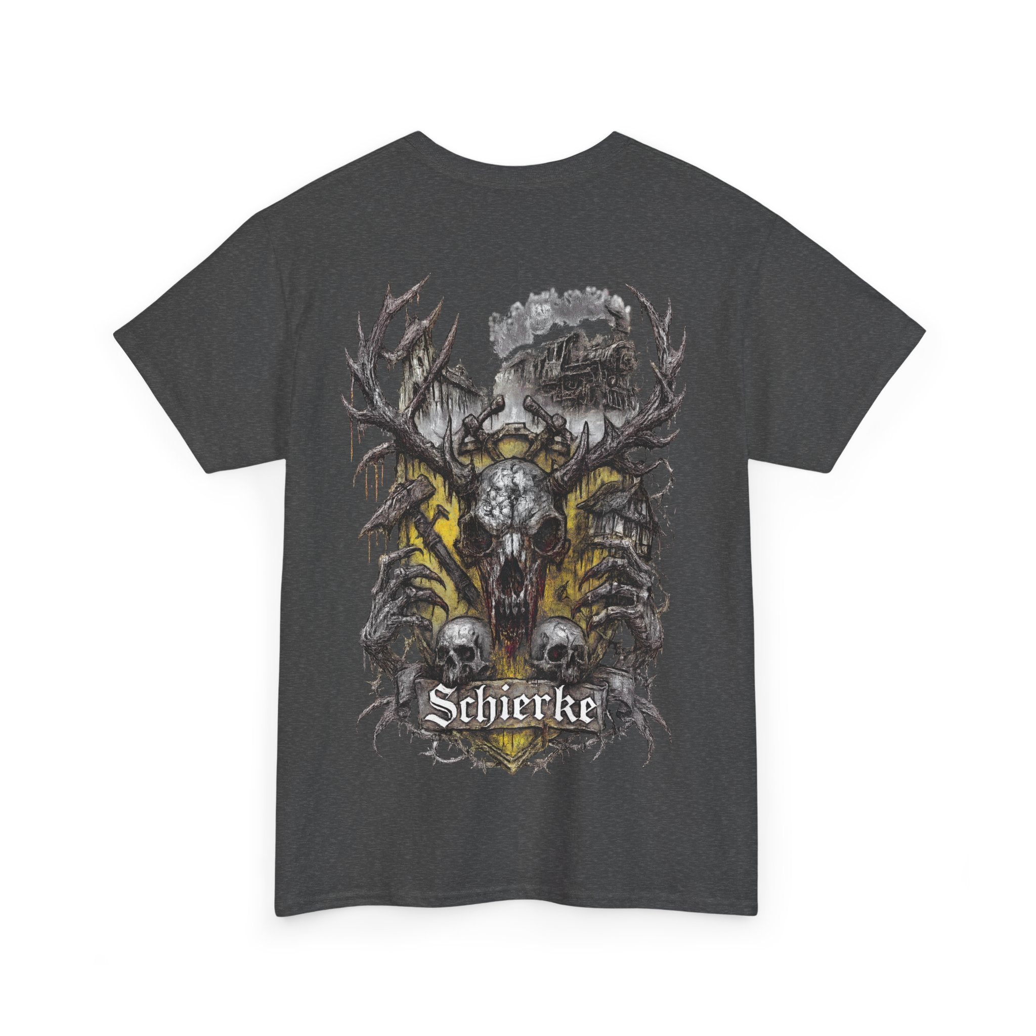 Schierke: Front-/Backprint, Unisex T-Shirt **Grimwater-Edition**