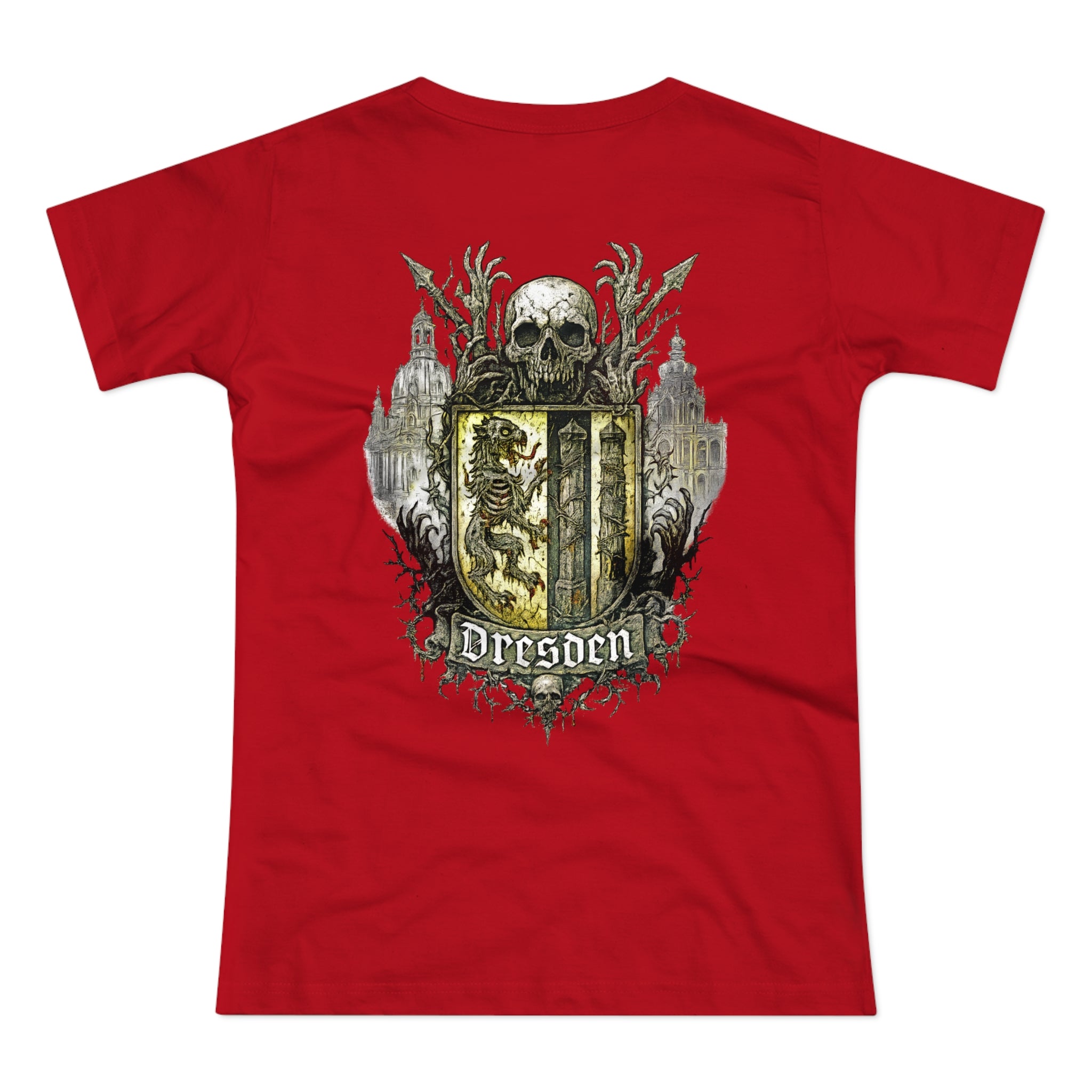 Dresden: Front-/Backprint, Womens' T-Shirt **Grimwater-Edition**
