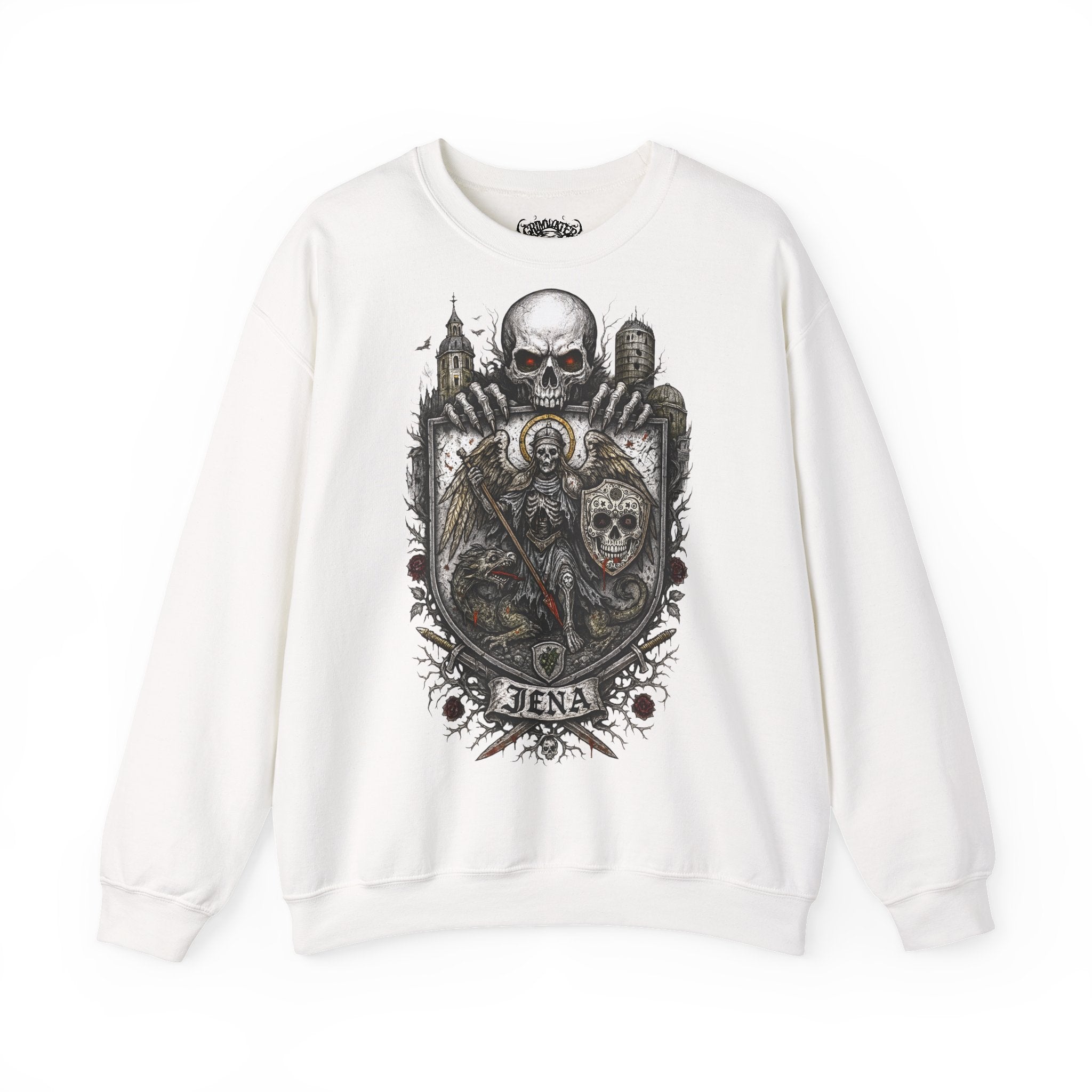 Jena: Frontprint, Unisex Sweatshirt **Grimwater-Edition**