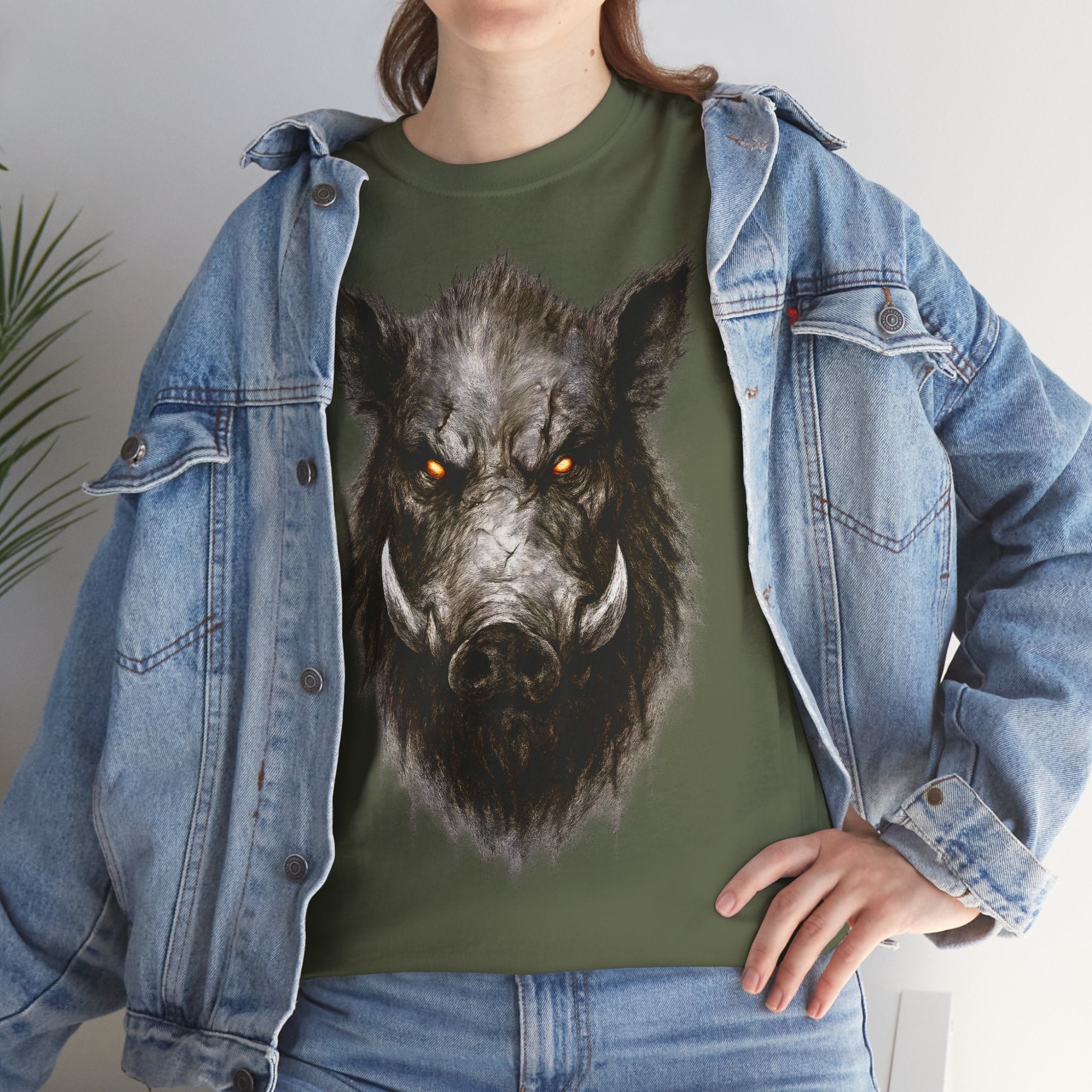 Keiler: Frontprint, Unisex T-Shirt - Animal-Collection