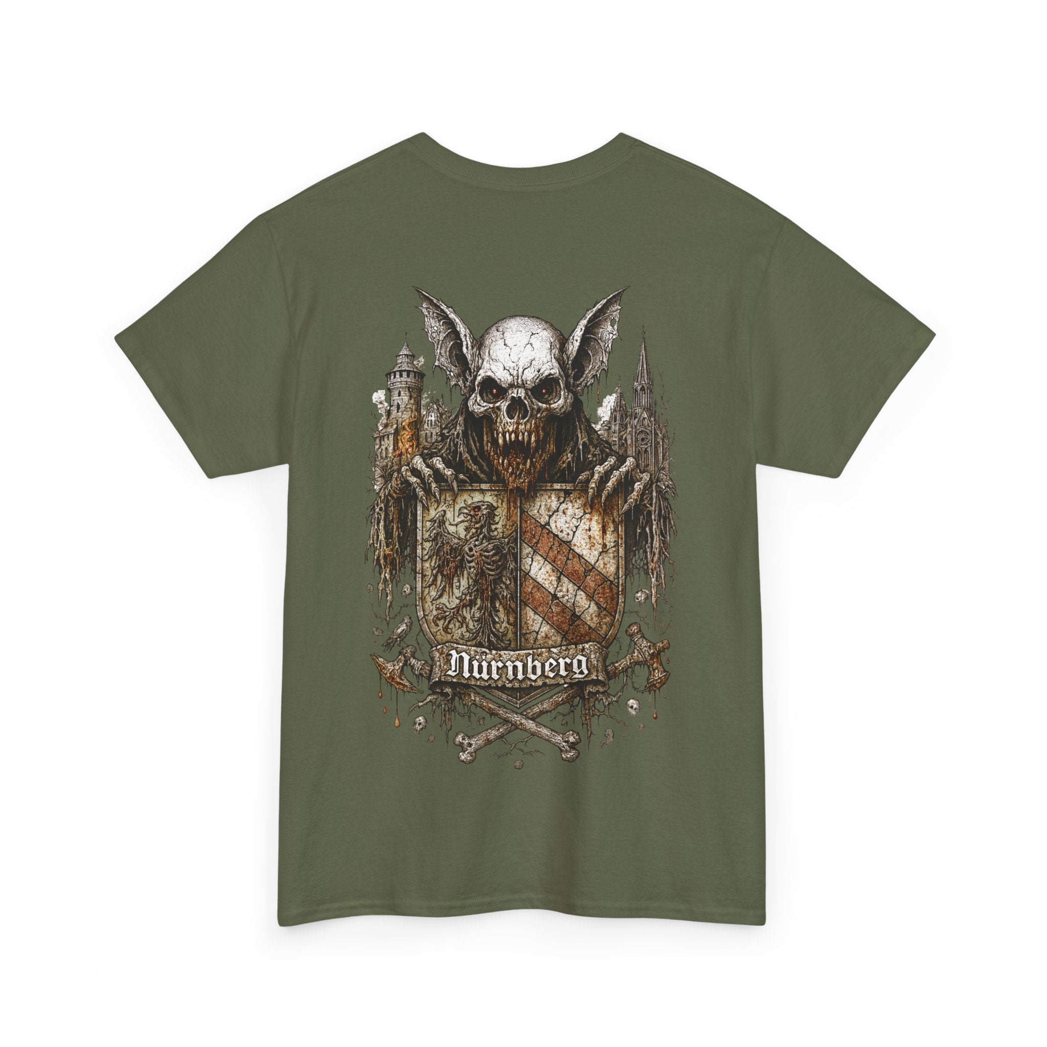 Nürnberg: Front-/Backprint, Unisex T-Shirt **Grimwater-Edition**