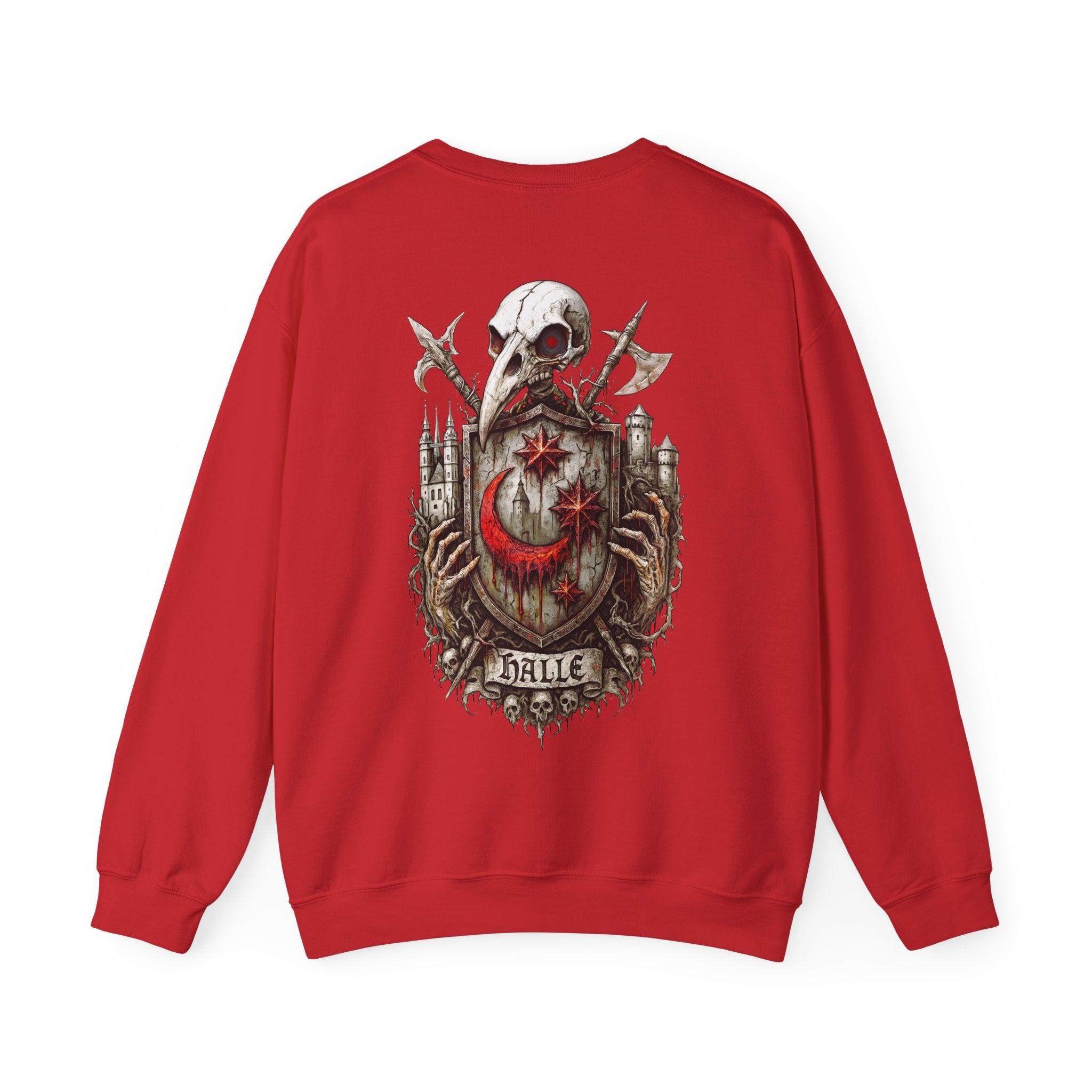 Halle: Front-/Backprint, Unisex Sweatshirt **Grimwater-Edition**