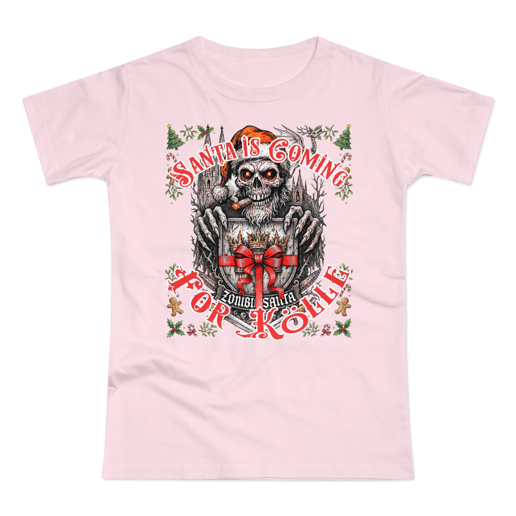 Santa Is Coming 4 Kölle: Frontprint, Womens' T-Shirt