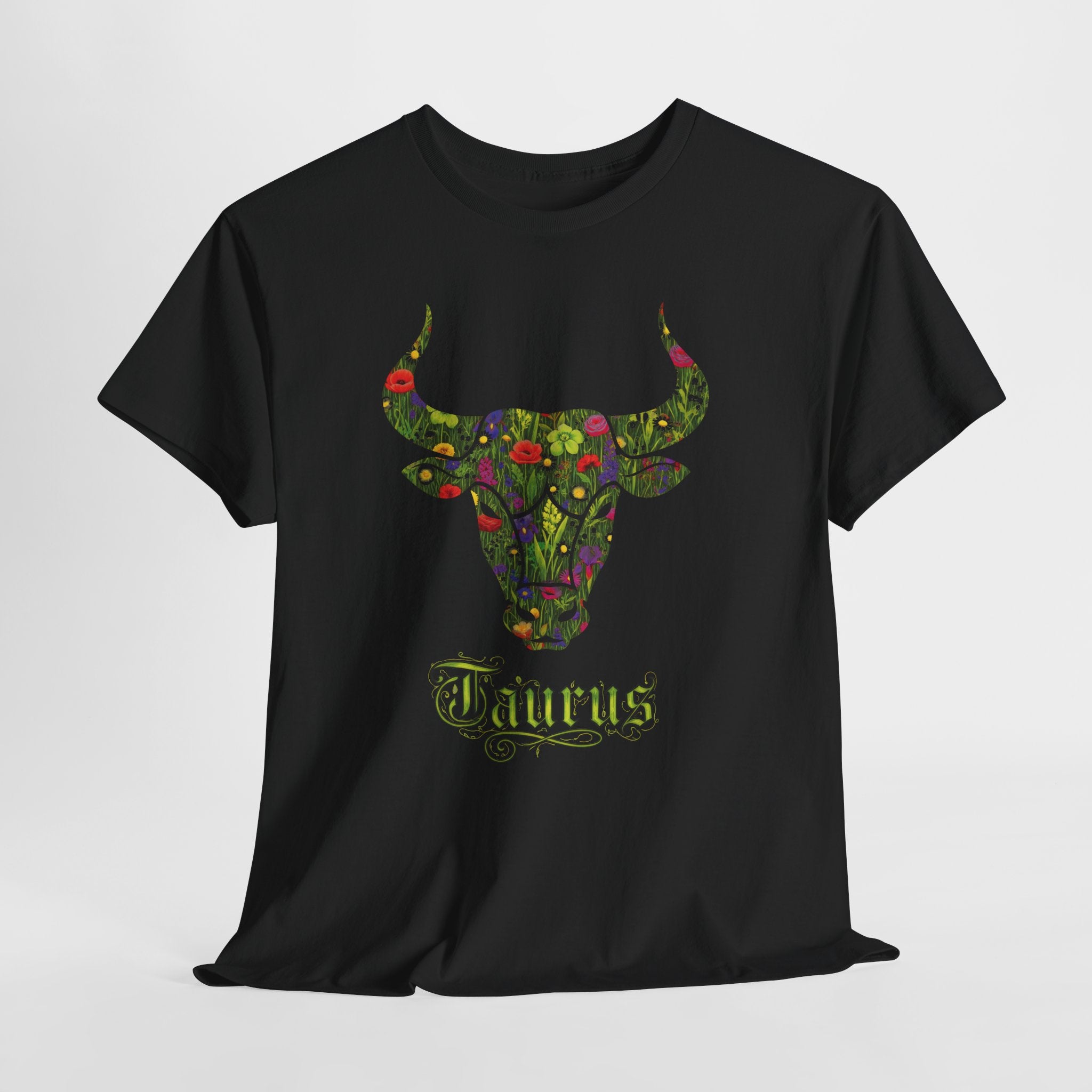 Taurus Floral Zodiac Shirt, Taurus Gift, Astrology Apparel, Horoscope Tee, Birthday Gift