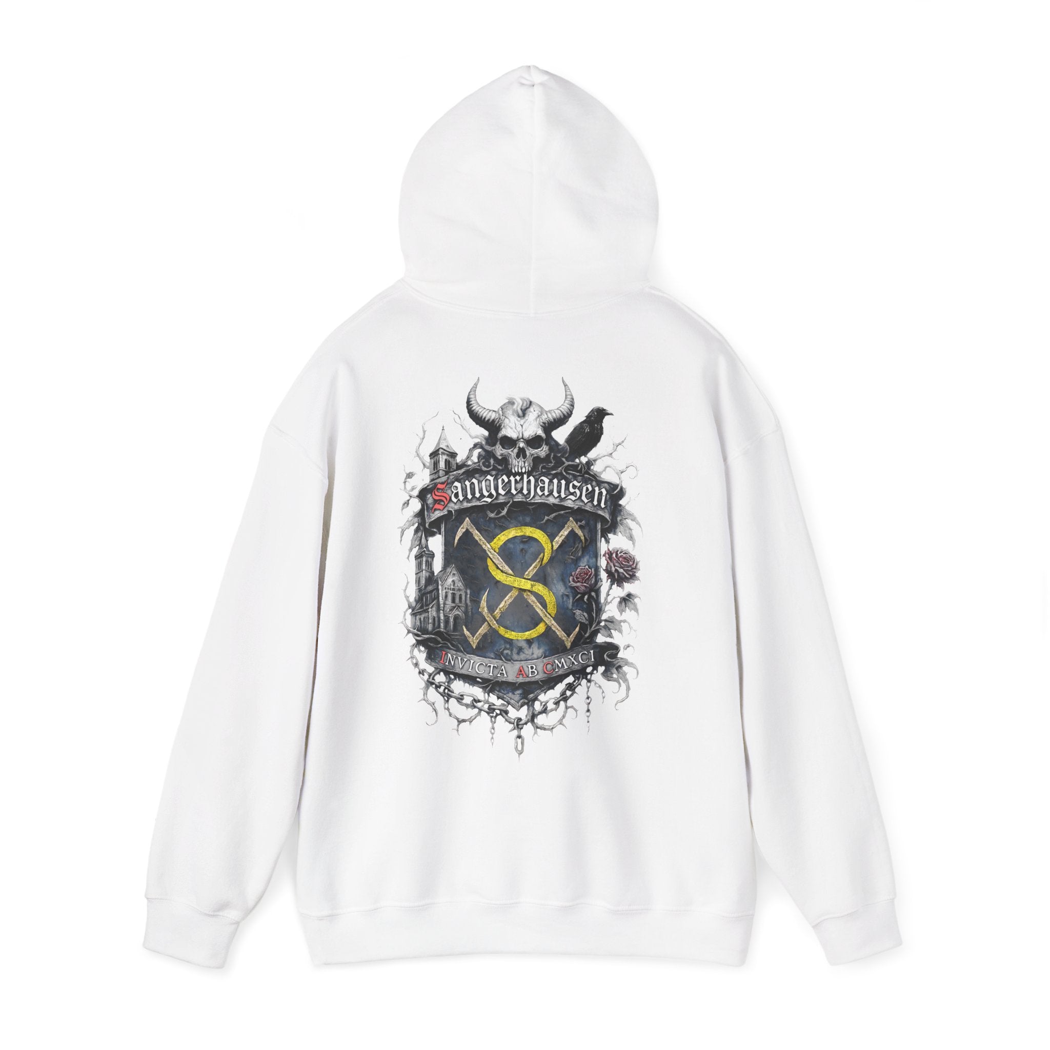 Sangershausen: Front-/Backprint Unisex Hoodie **Grimwater-Edition**