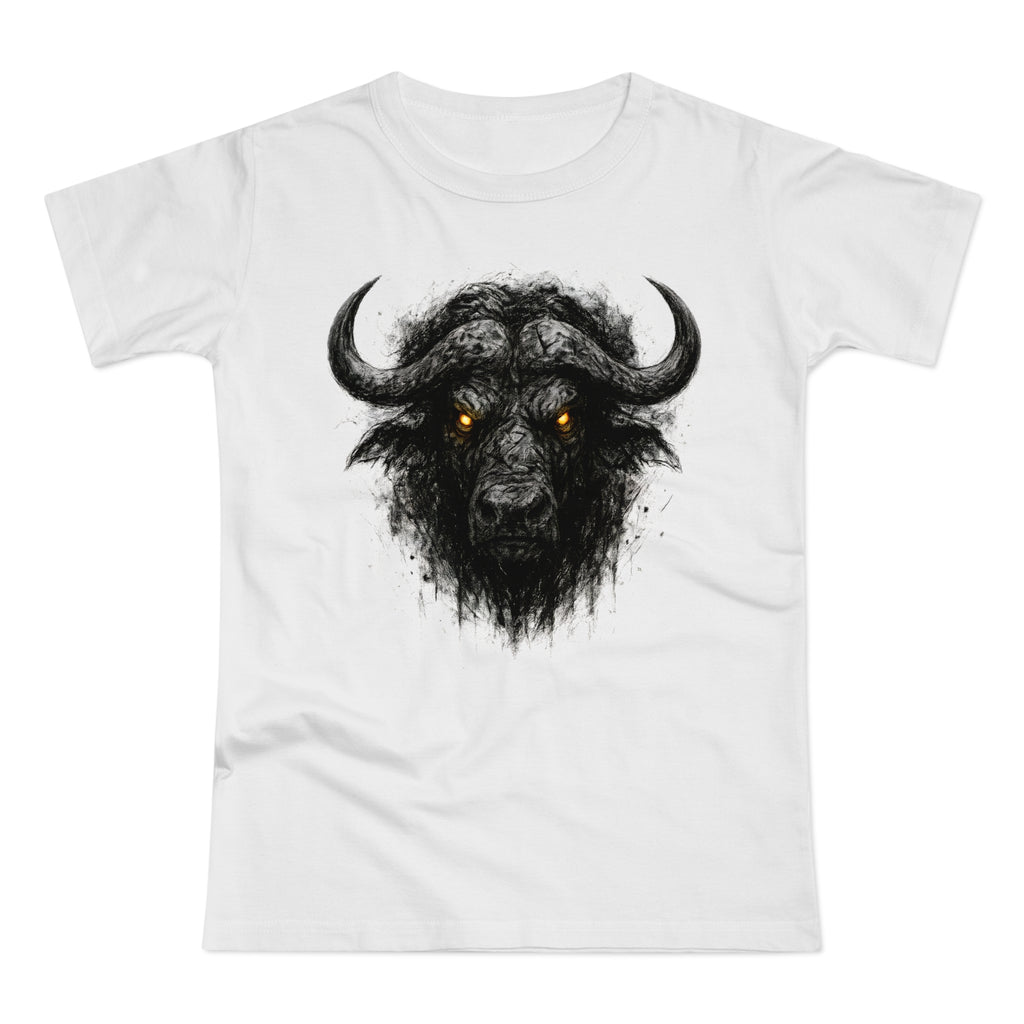Büffel: Frontprint, Women's T-Shirt - Animal-Collection