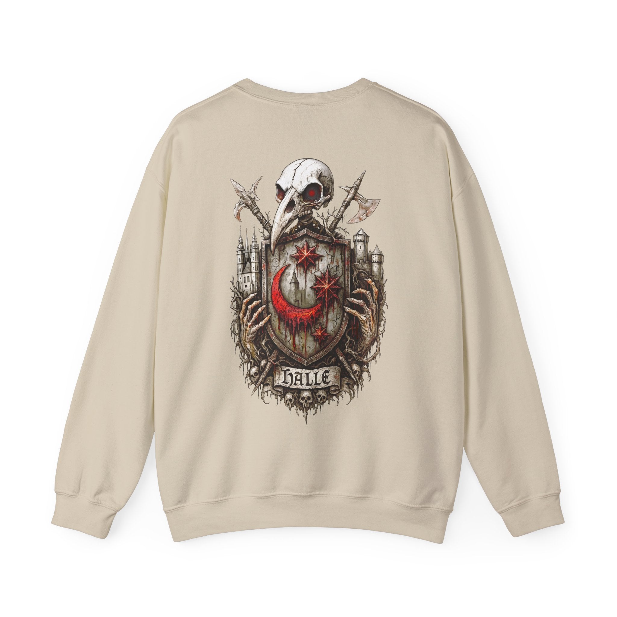 Halle: Front-/Backprint, Unisex Sweatshirt **Grimwater-Edition**