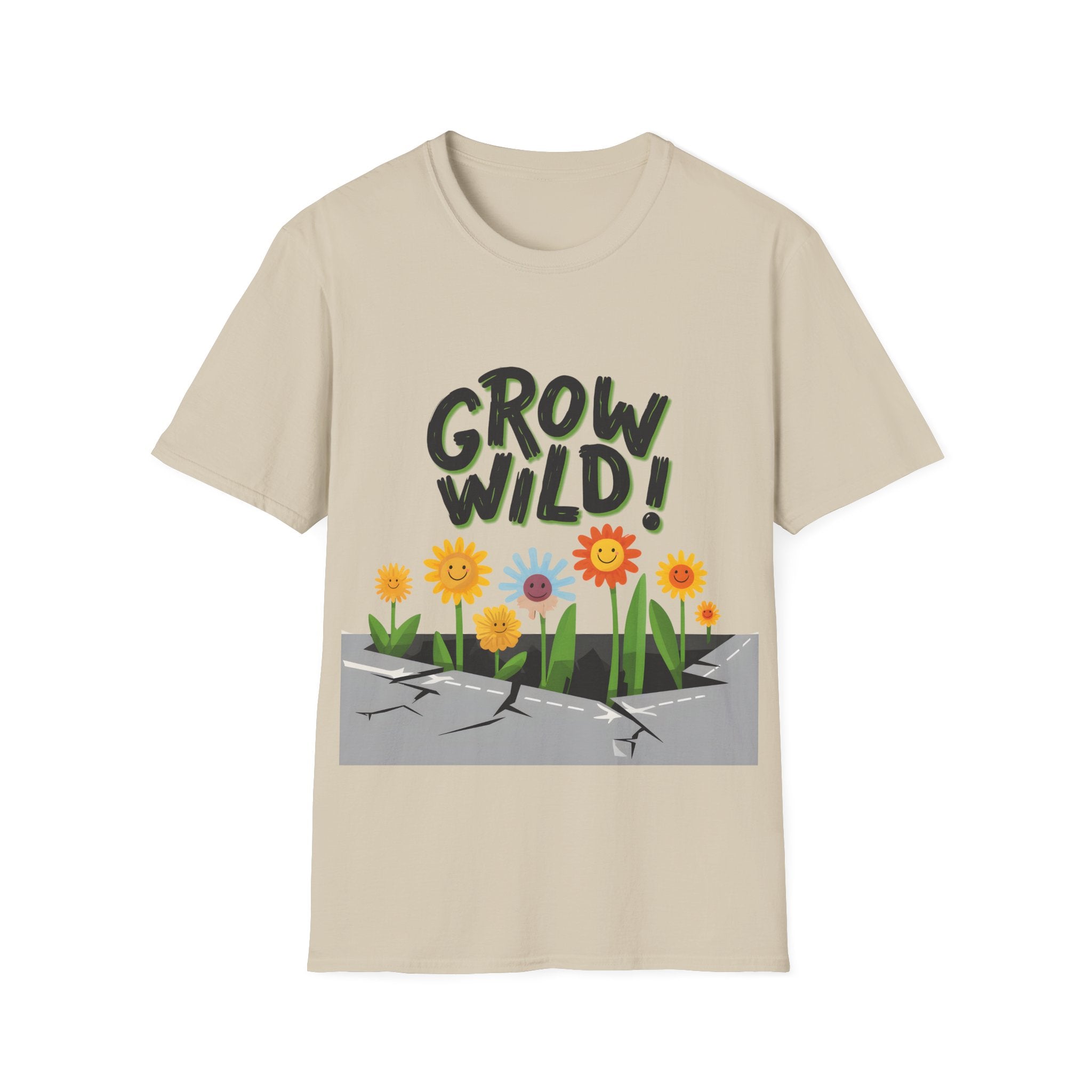 Wild Spirit - Be Yourself: Frontprint, Unisex (Slim) T-Shirt