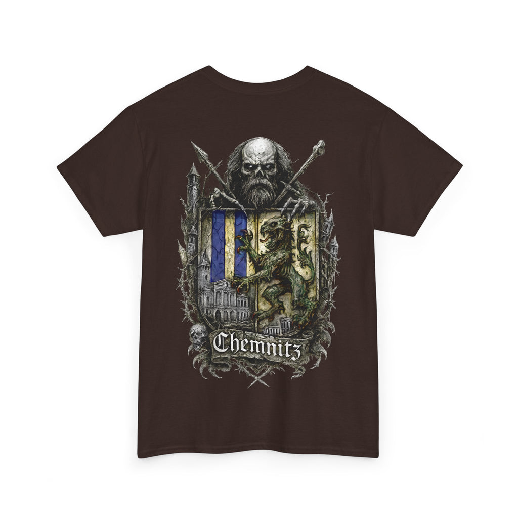 Chemnitz: Front-/Backprint, Unisex T-Shirt **Grimwater-Edition**