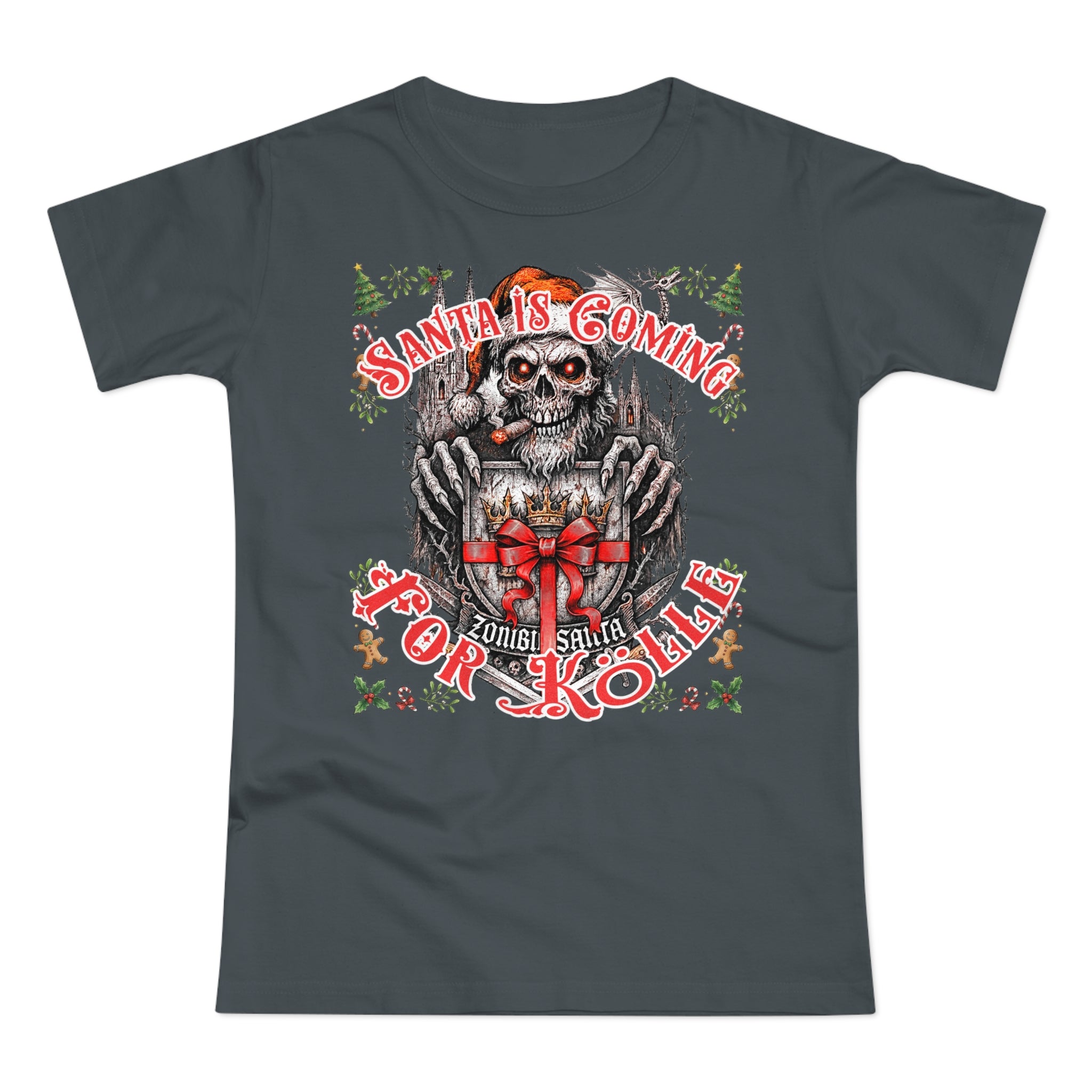 Santa Is Coming 4 Kölle: Frontprint, Womens' T-Shirt
