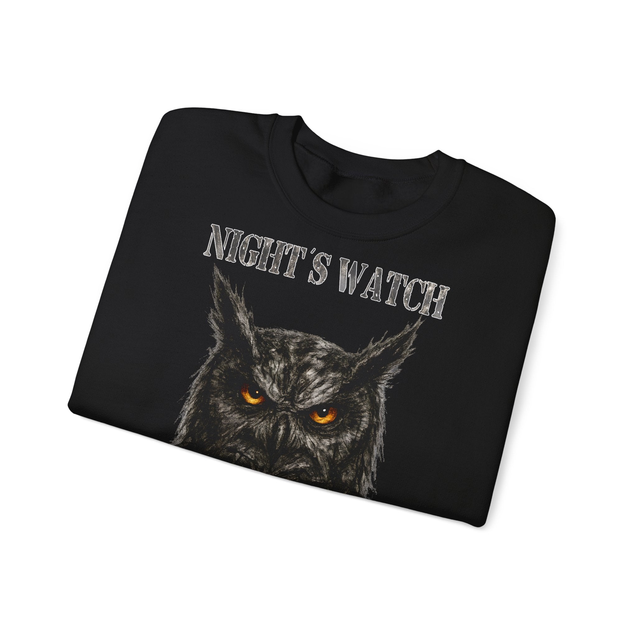 Uhu - Night's Watch: Animals-Collection, Frontprint, Unisex Sweatshirt