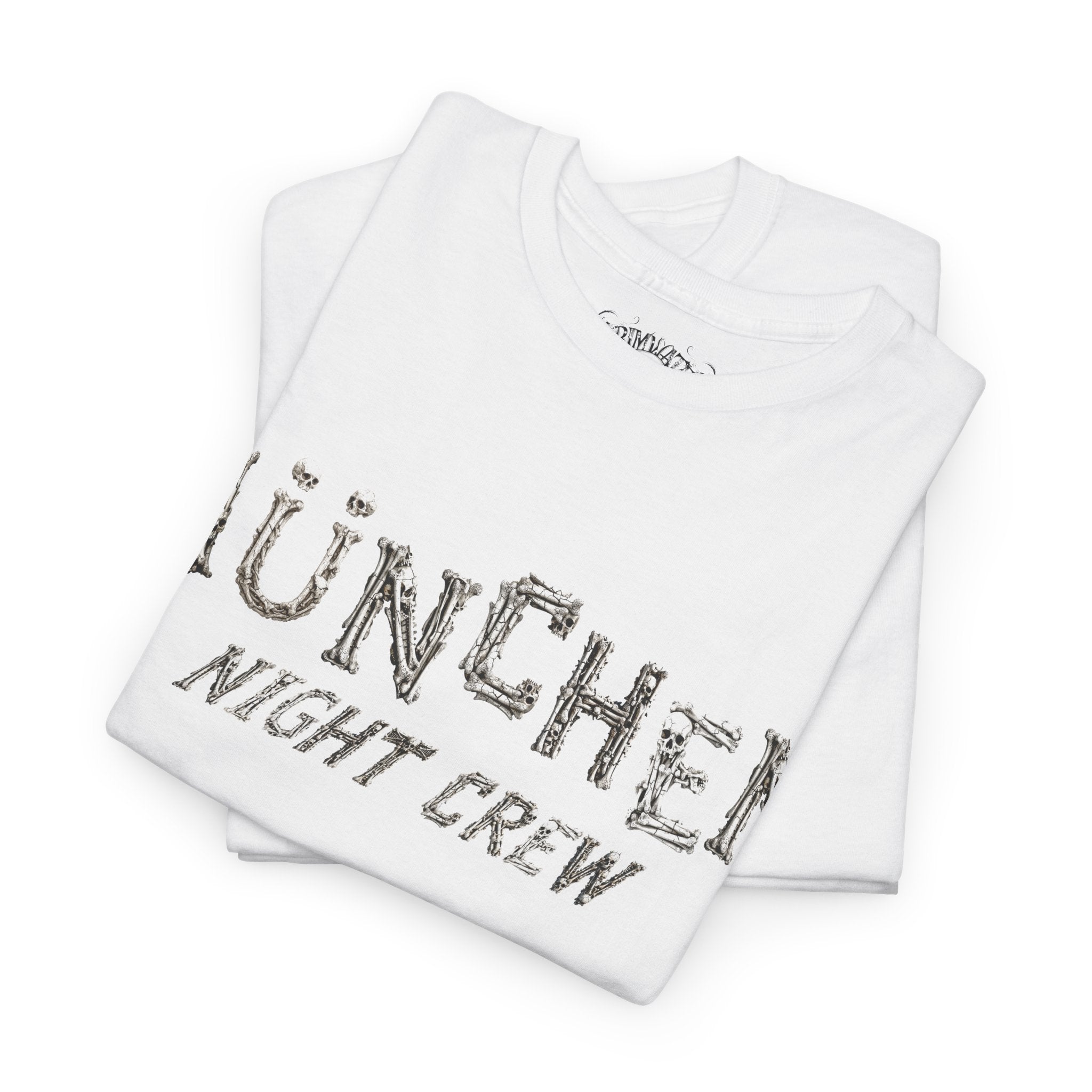 München Night Crew: Front-/Backprint, Unisex T-Shirt **Grimwater-Edition**