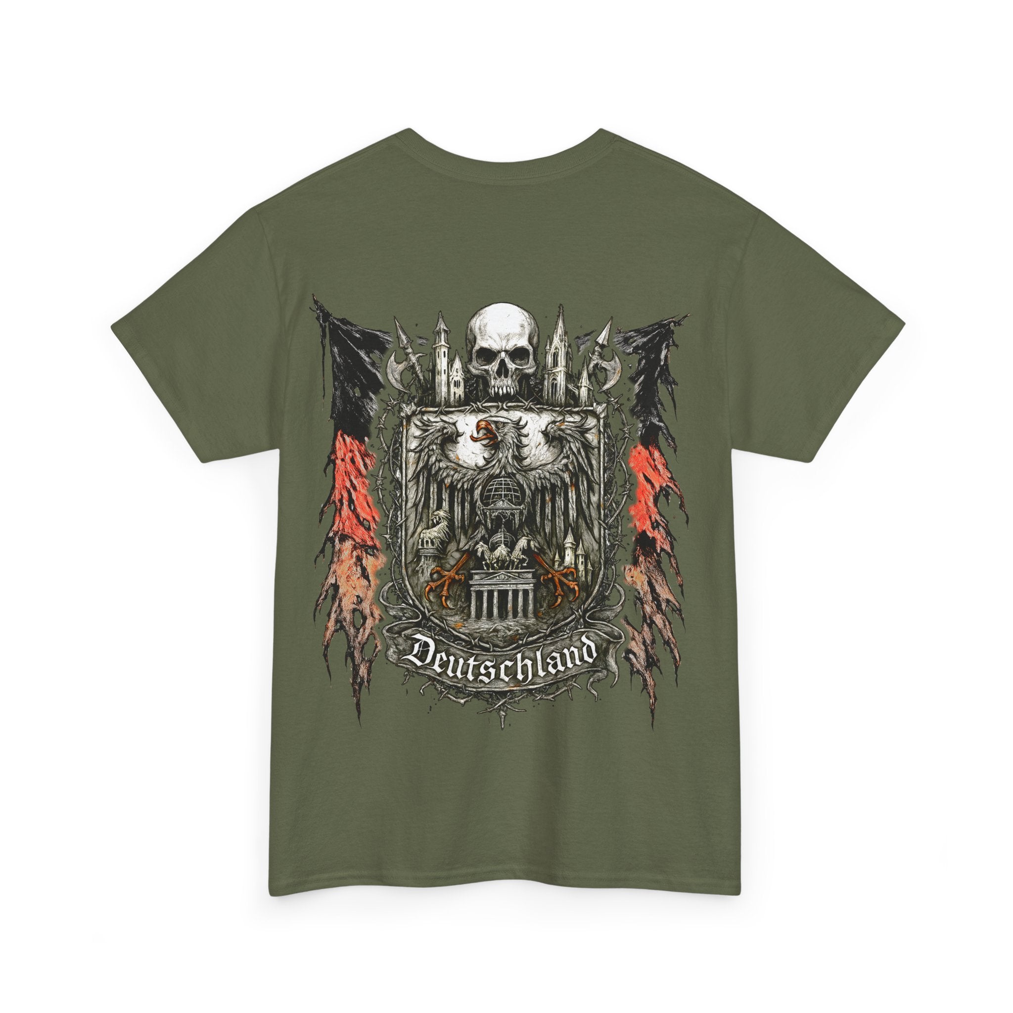 Deutschland: Front-/Backprint, Unisex T-Shirt **Grimwater-Edition** (Germany)