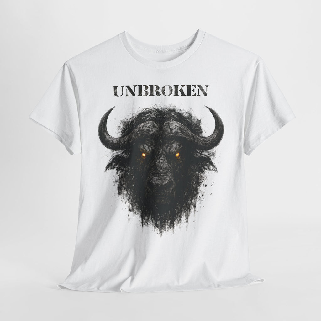 Büffel - Unbroken: Frontprint, Unisex T-Shirt - Animal-Collection